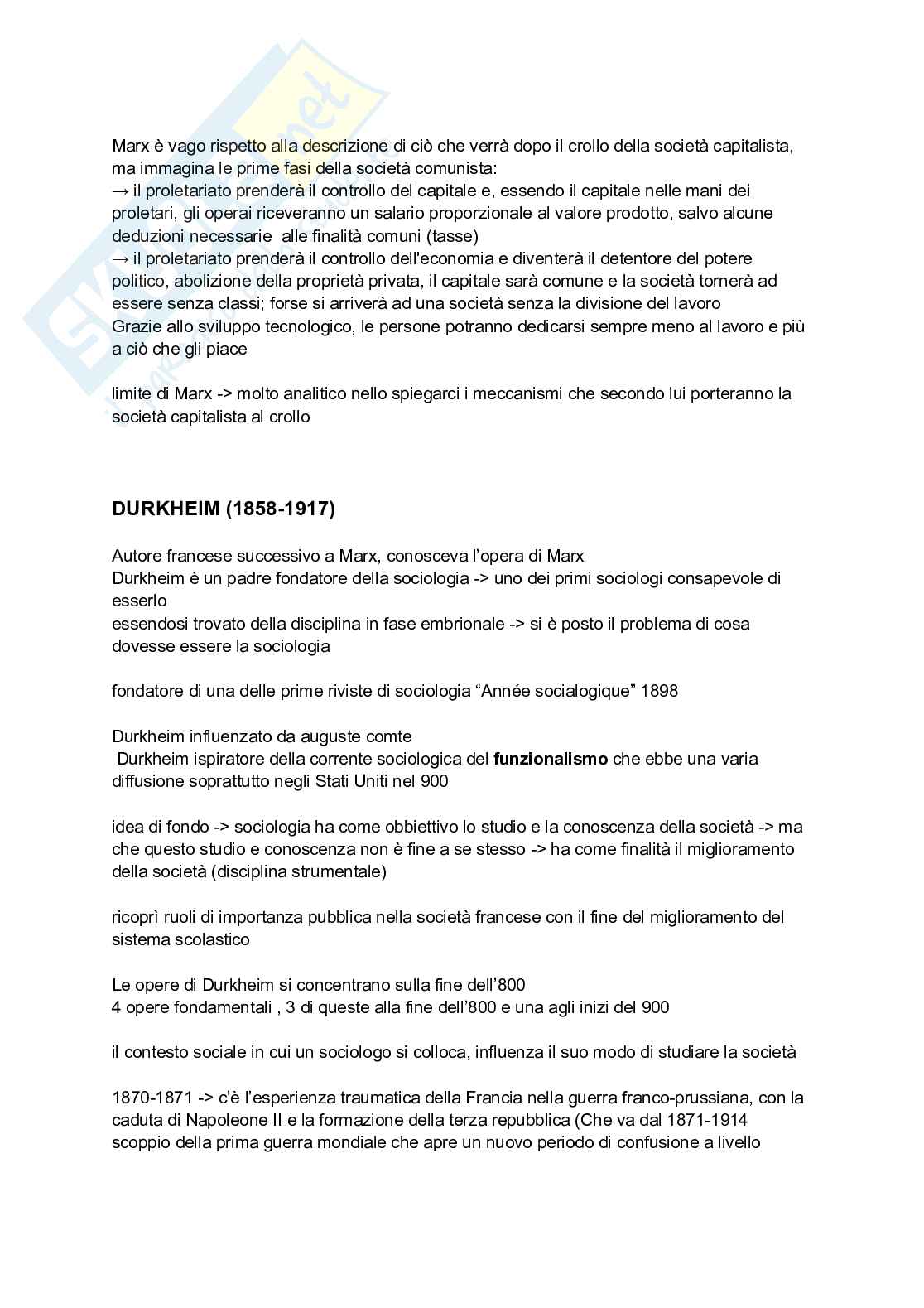 Prima parte appunti Sociologia generale Pag. 16