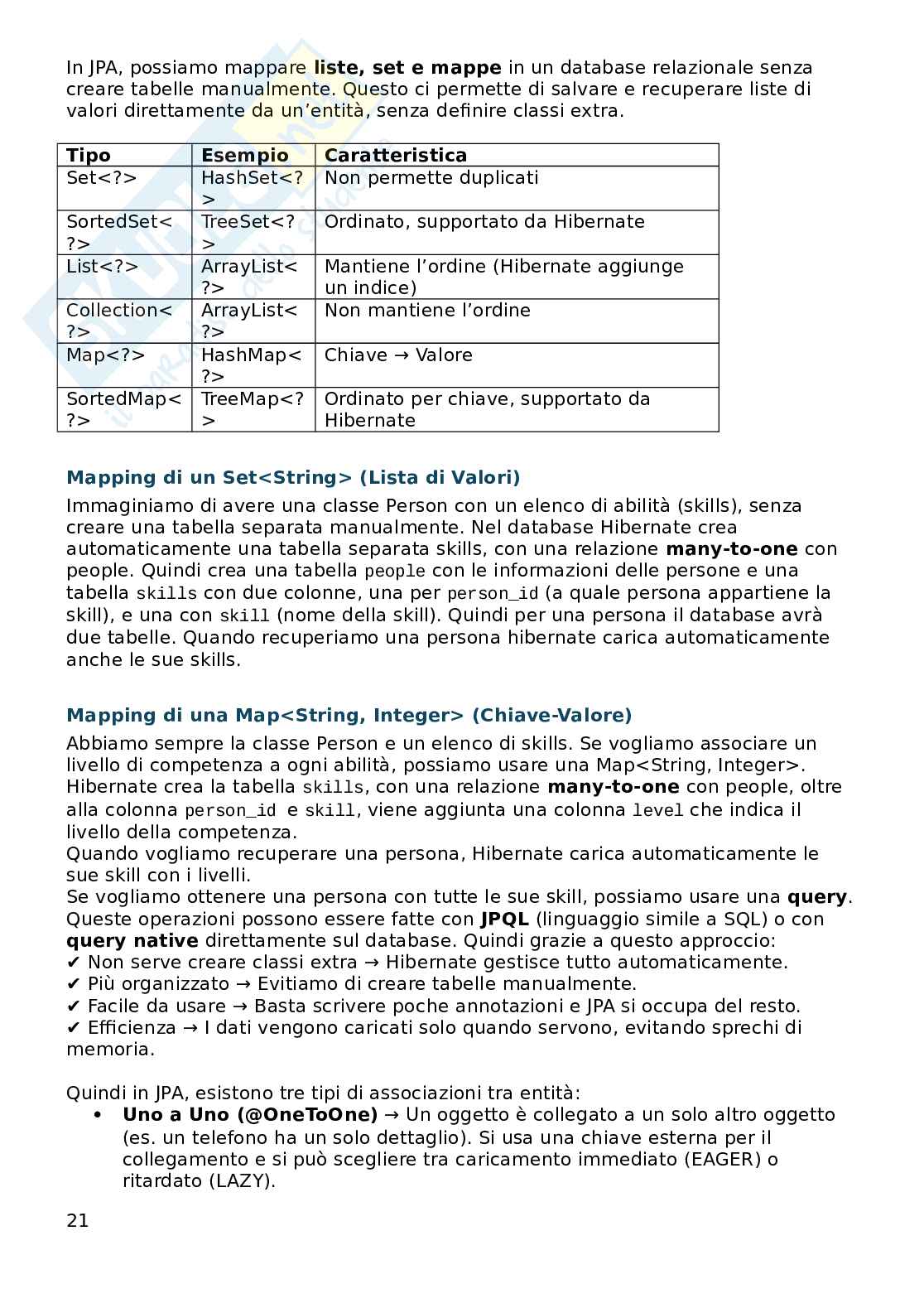 Riassunto esame Enterprise applications, Prof. Dodaro Carmine, libro consigliato Patterns of enterprise application architecture, Addison, Wesley Pag. 21