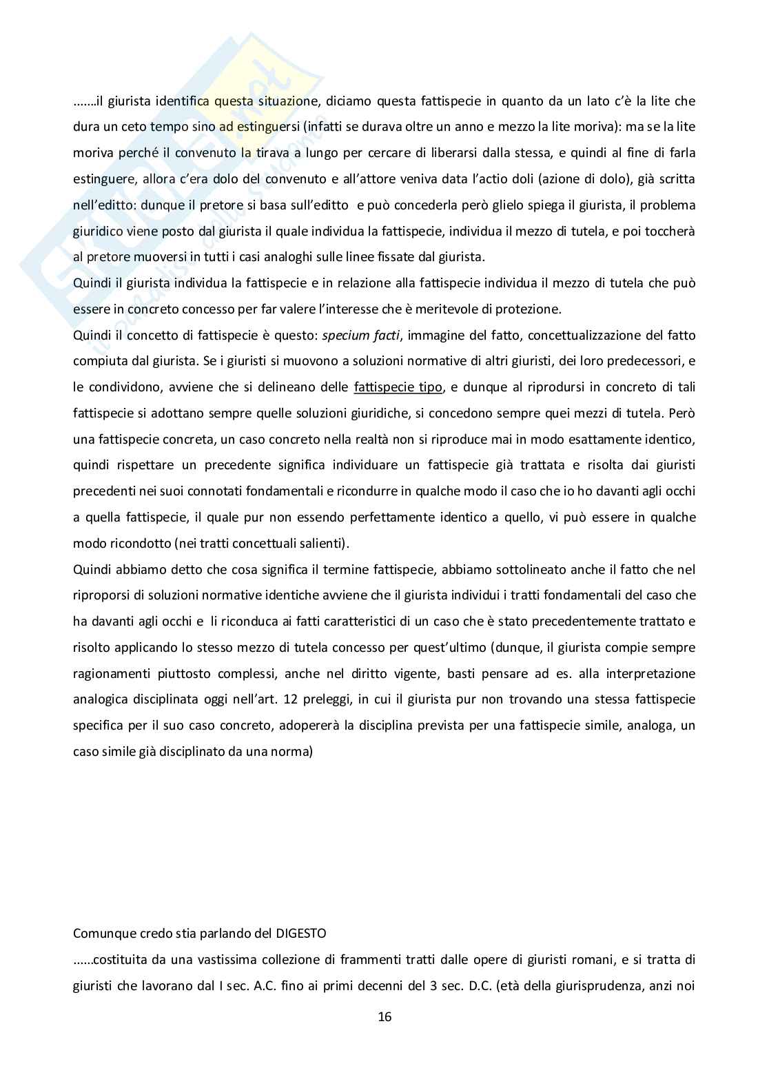 Appunti lezioni Istituzioni diritto romano Pag. 16