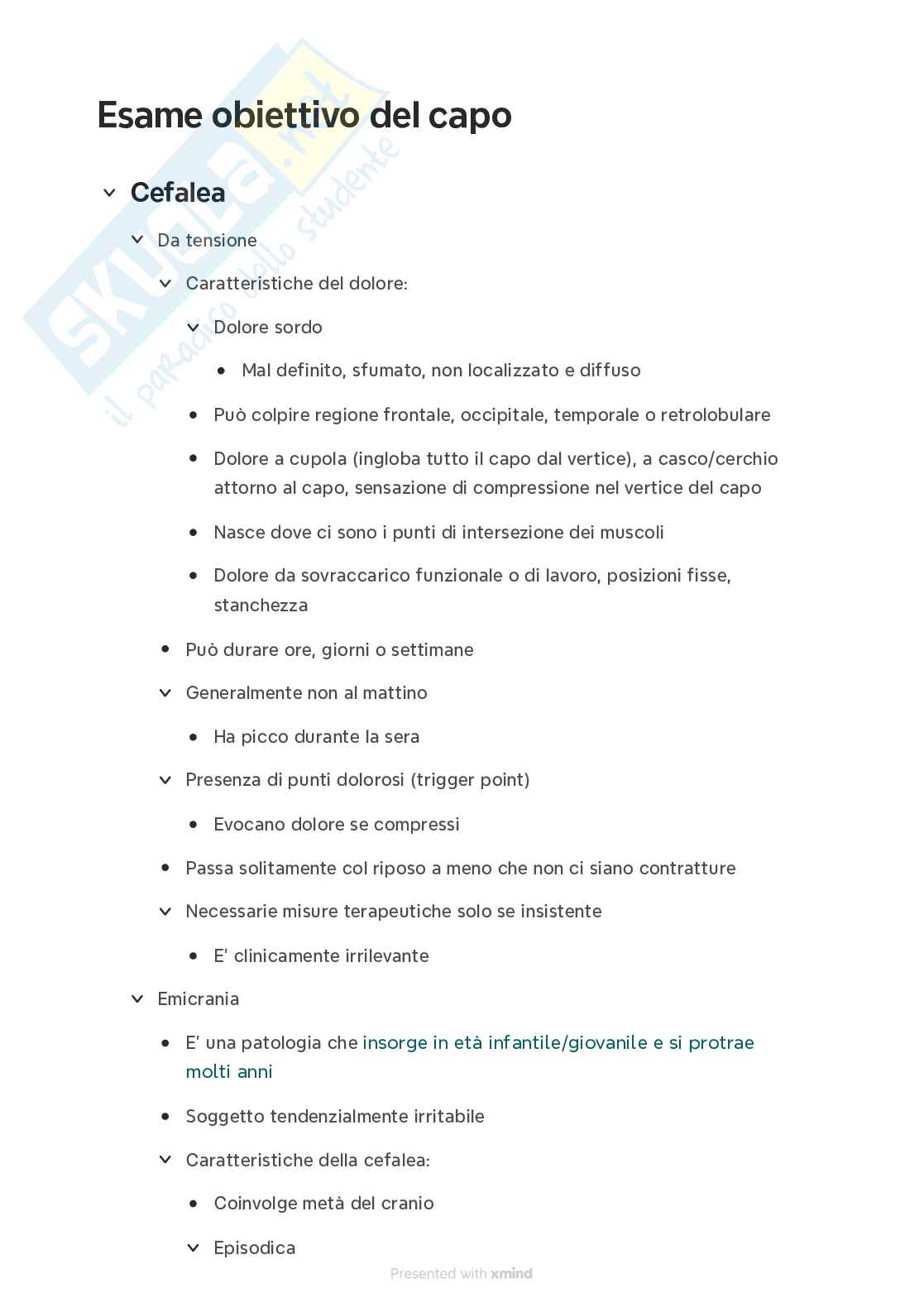 Semeiotica del capo Pag. 1