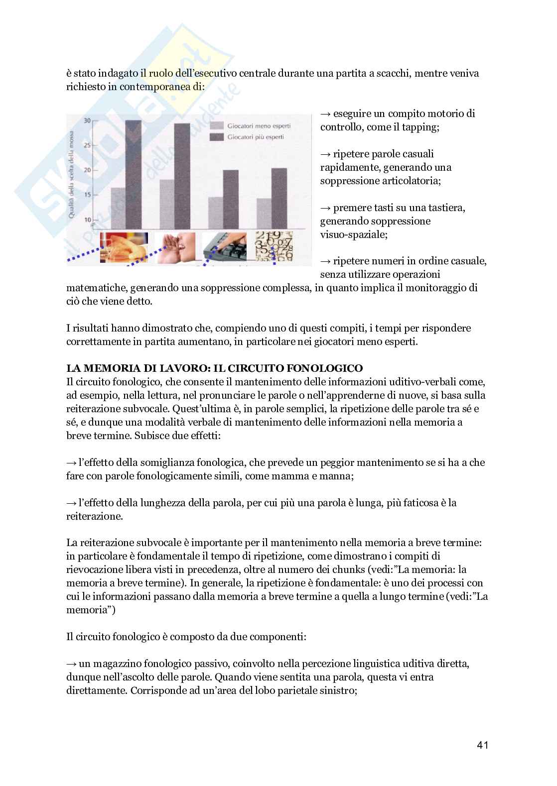 Appunti integrati con slide, Psicologia generale di base Pag. 41