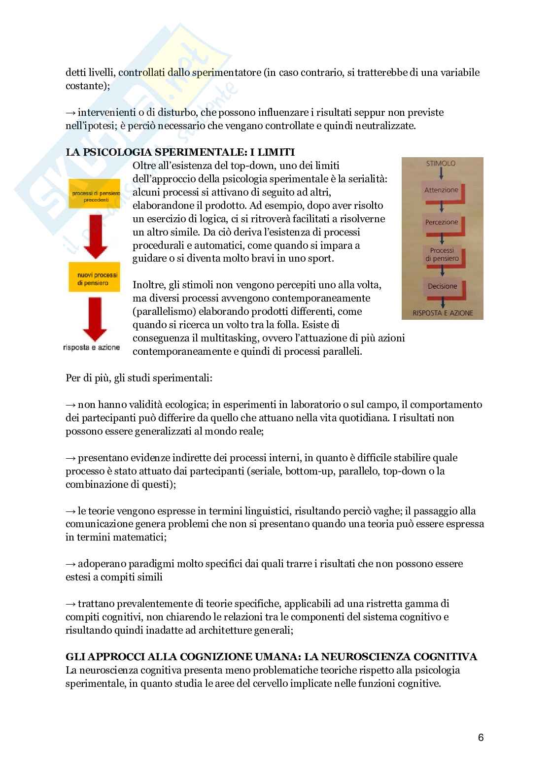 Appunti integrati con slide, Psicologia generale di base Pag. 6