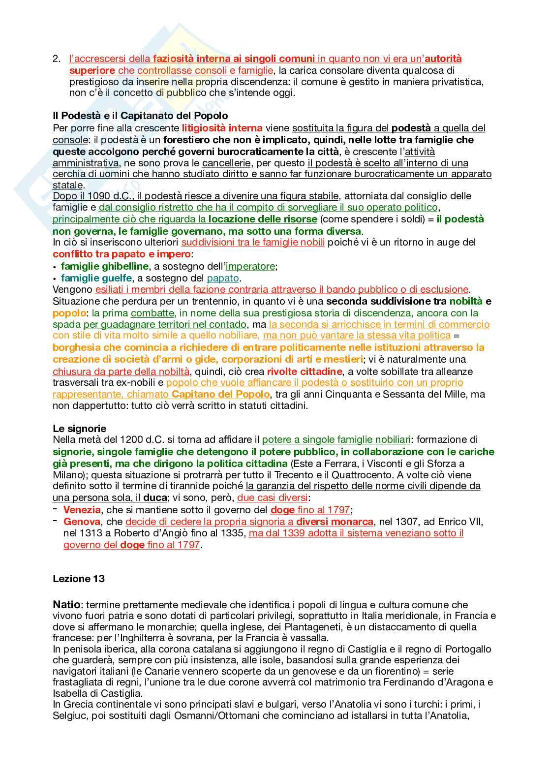 Storia medievale I, A. Musarra Pag. 11