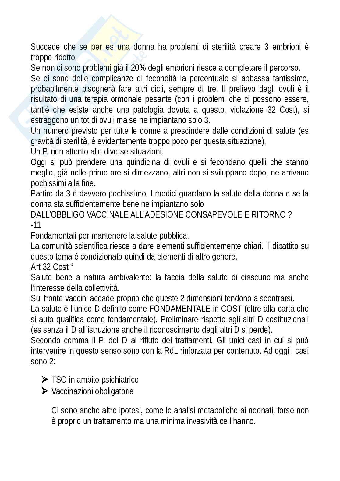 Corso di Biodiritto Pag. 71