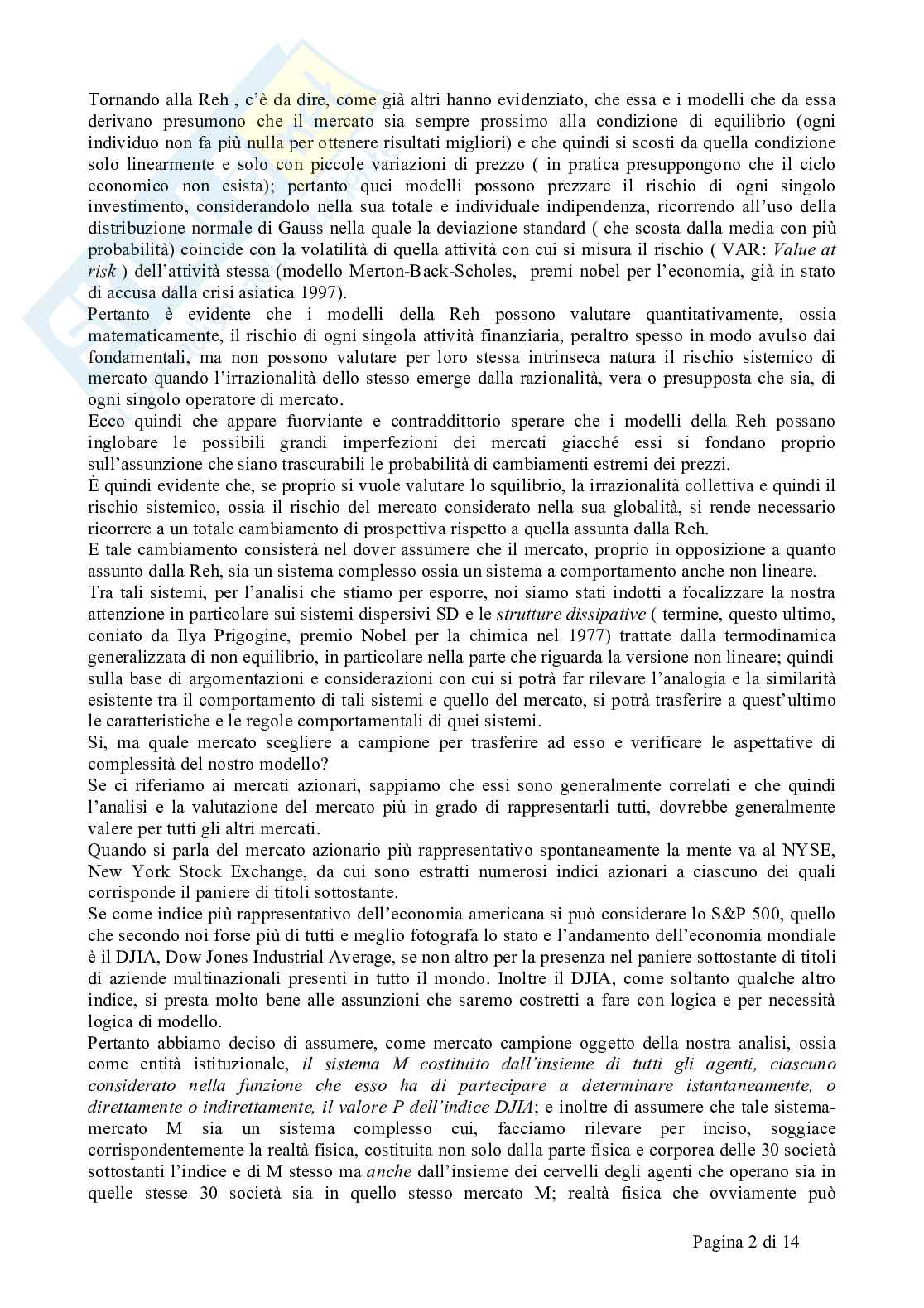 Ontologia e mercati finanziari: un approccio innovativo alla comprensione dei fenomeni economici Pag. 2