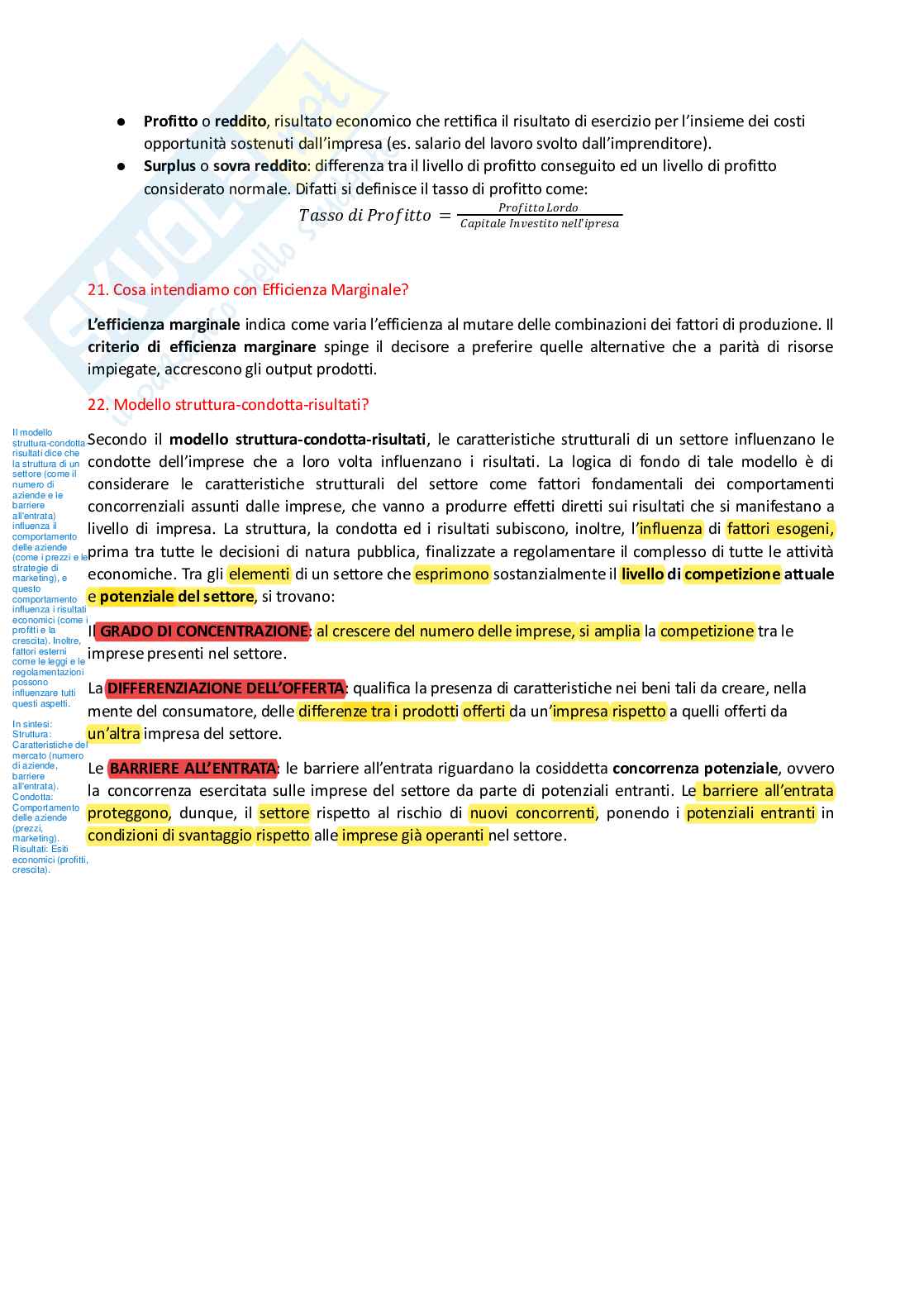 Domande e risposte esame Economia e gestione delle imprese Pag. 11