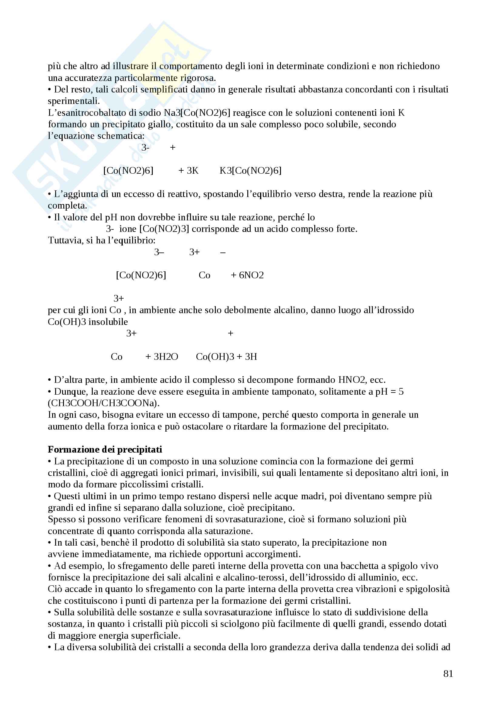 Analisi chimico farmaceutica e tossicologica Pag. 81
