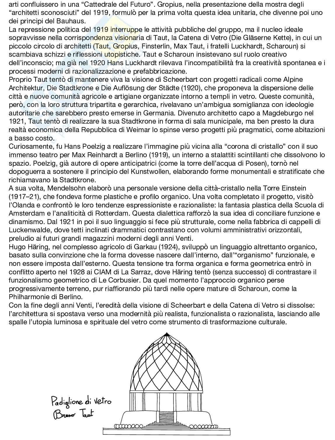 Consegna appunti parte 2 di Storia dell’architettura contemporanea Pag. 6