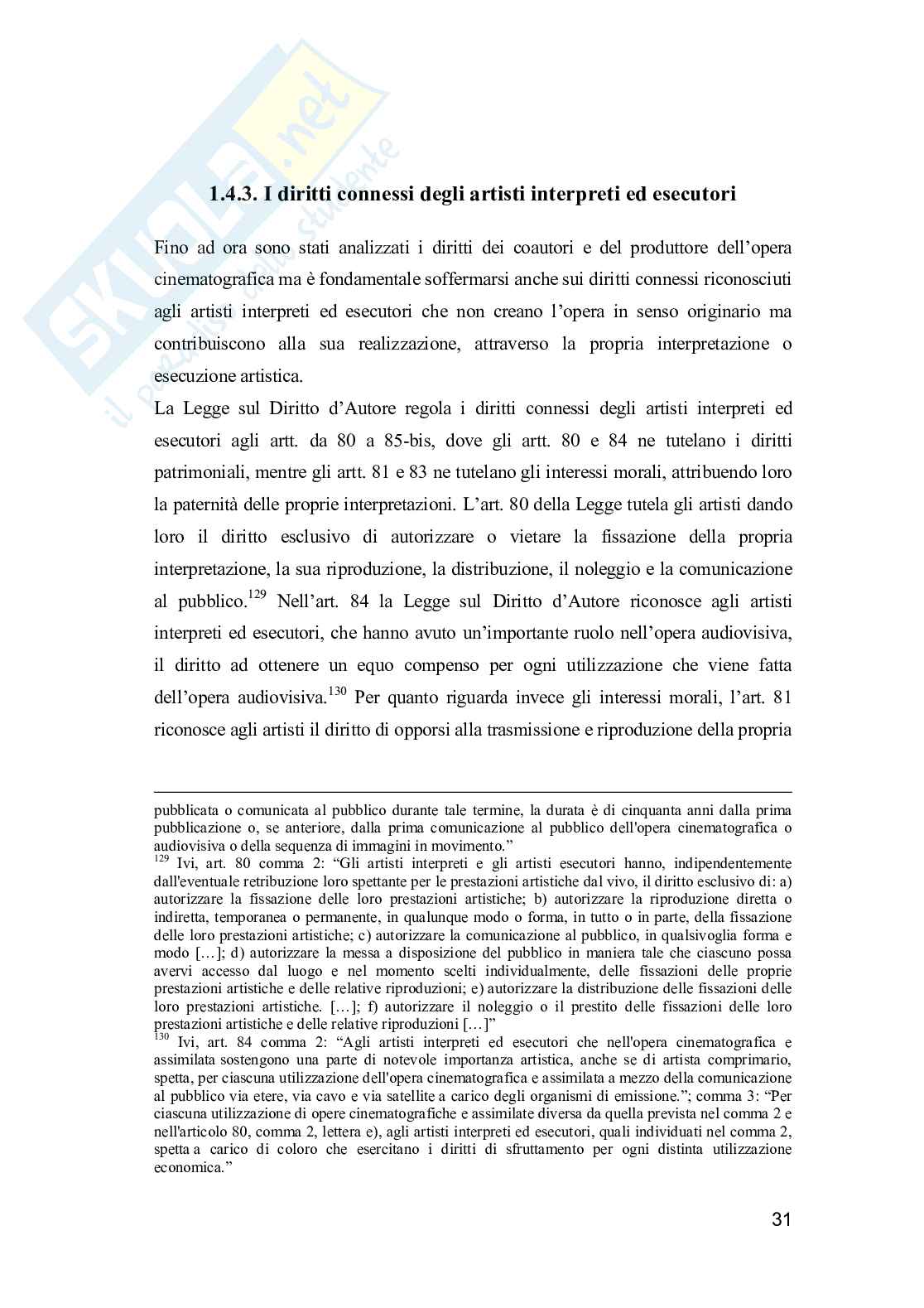 Diritto d'autore e intelligenza artificiale nel settore audiovisivo: tra quadri normativi globali e la ricezione del sistema italiano Pag. 36