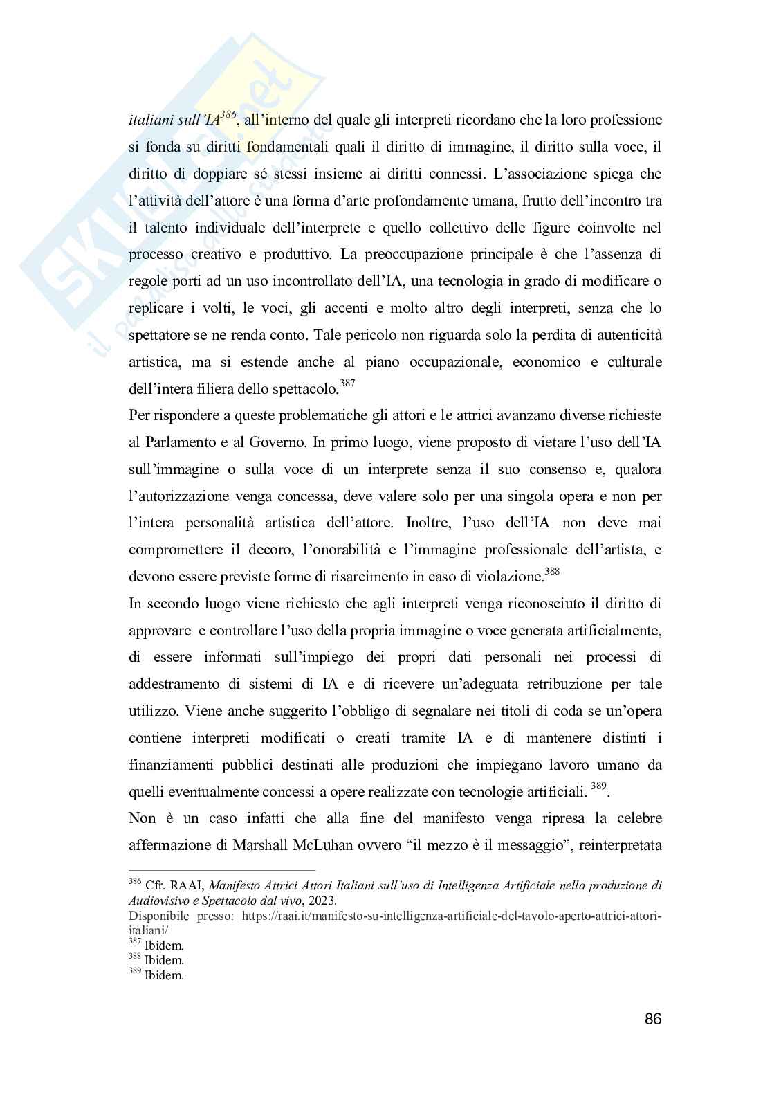 Diritto d'autore e intelligenza artificiale nel settore audiovisivo: tra quadri normativi globali e la ricezione del sistema italiano Pag. 91