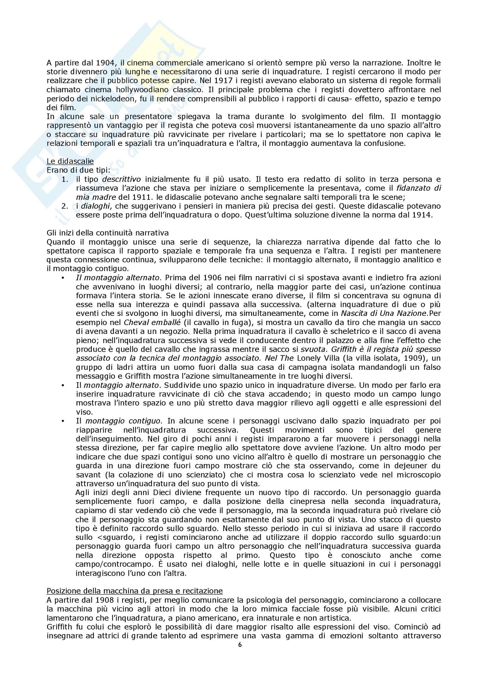 Semiologia del cinema - Bordwell storia del cinema Pag. 6