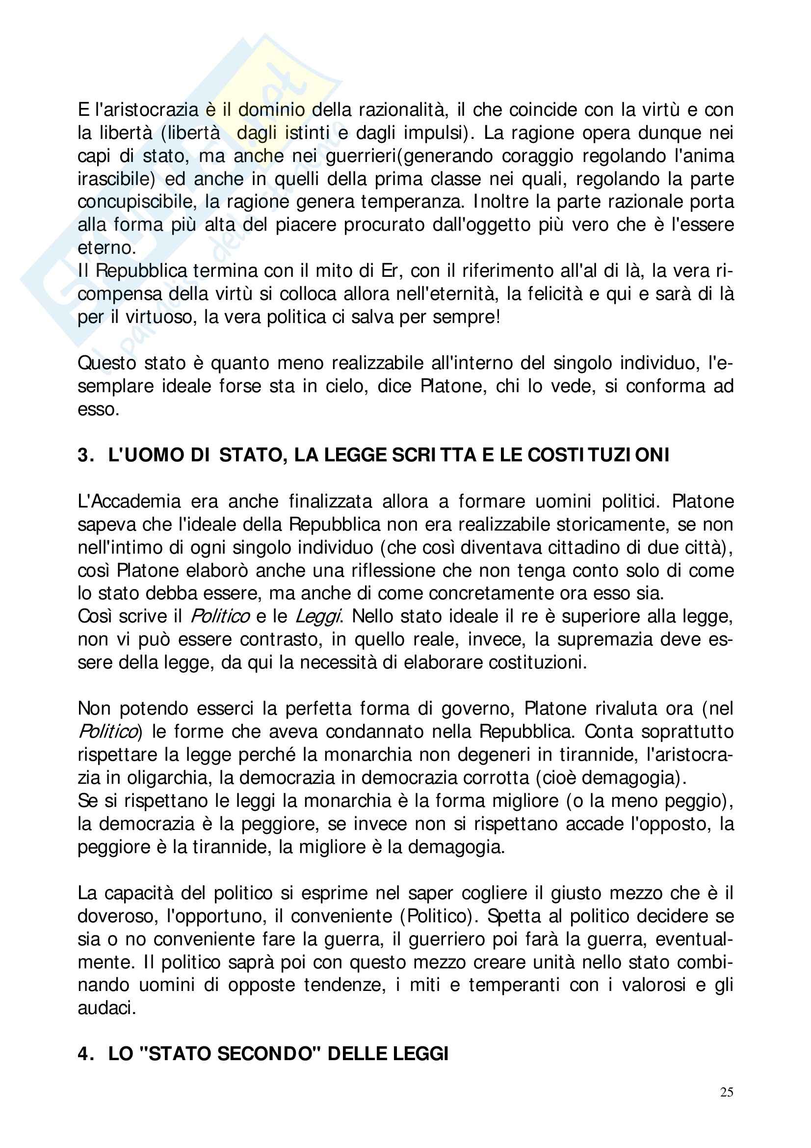 Riassunto esame Storia della Filosofia Antica, prof. Lapini, libro consigliato Storia della Filosofia Antica, Reale Pag. 66