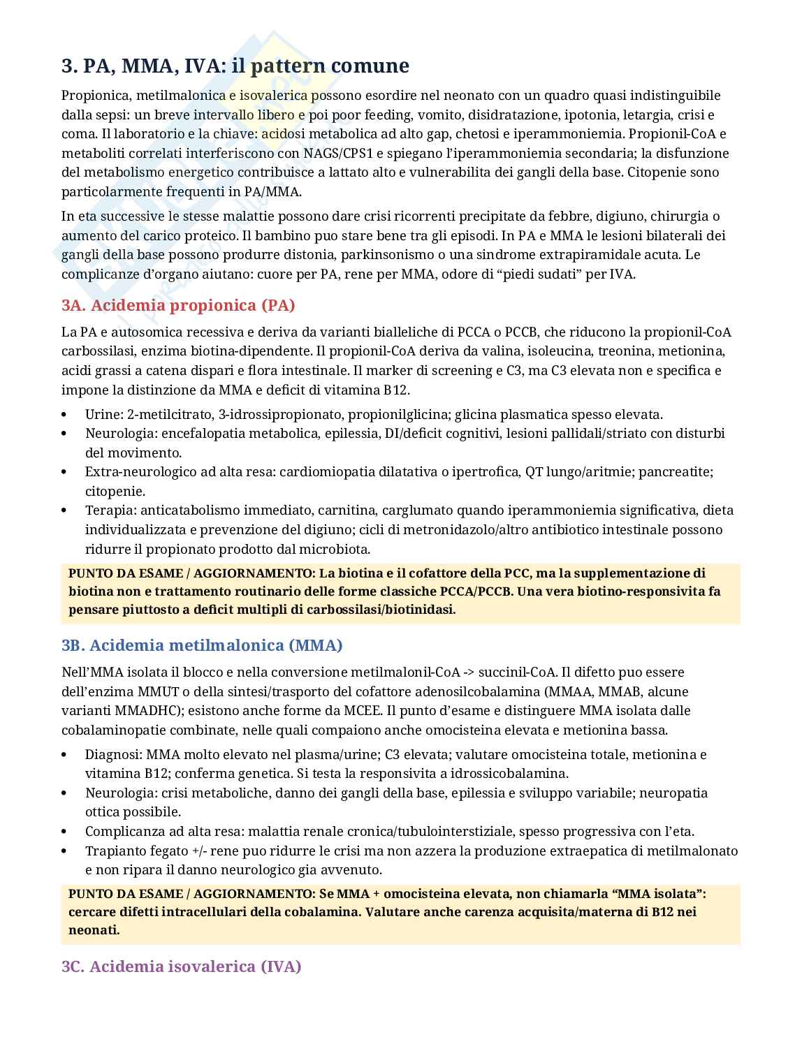  Acidurie organiche Pag. 2