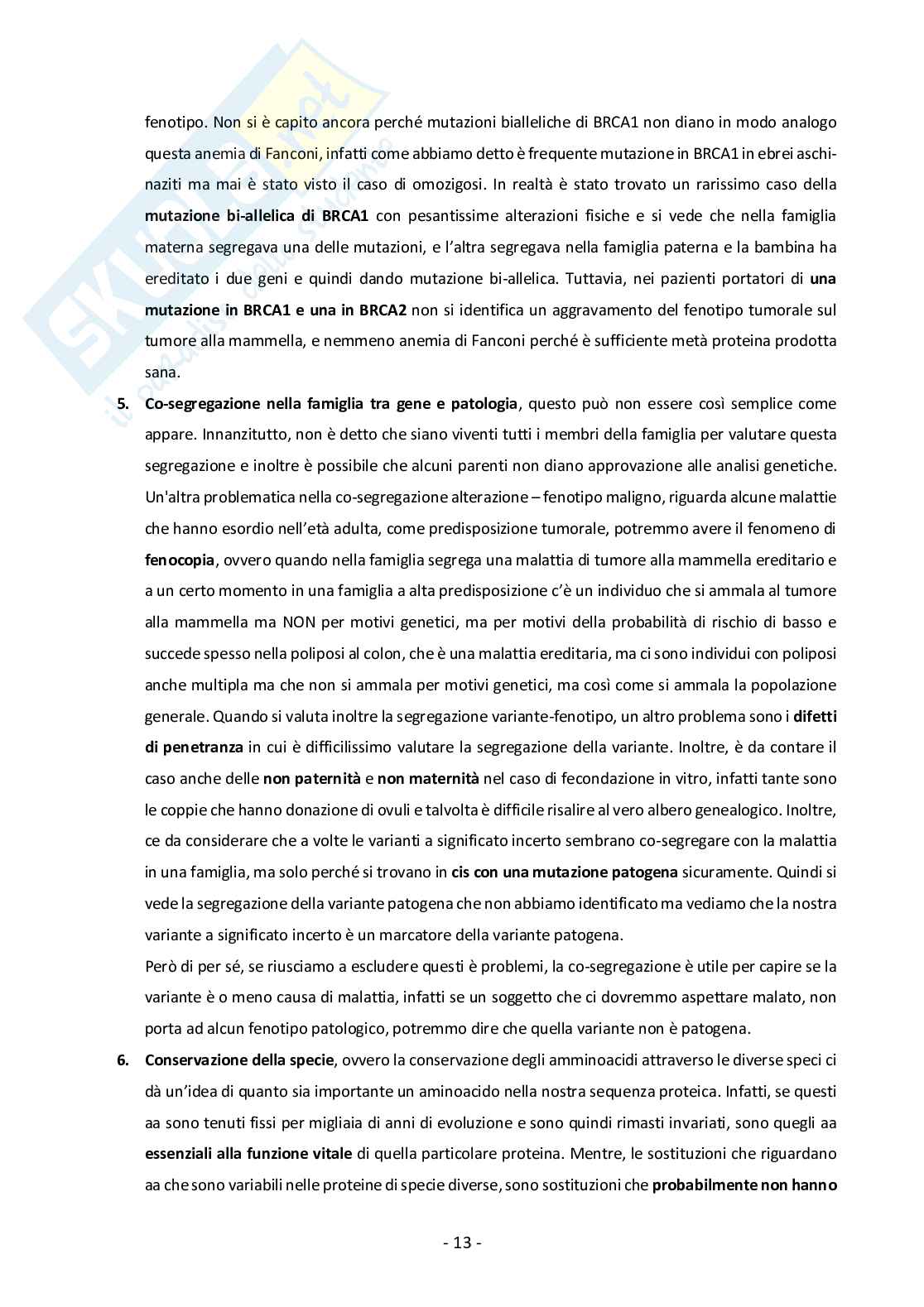 Genetica umana e medica Pag. 56