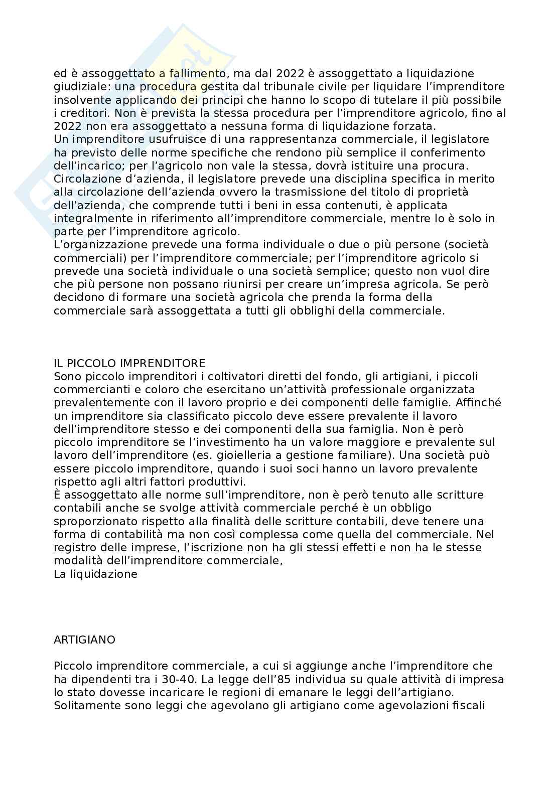 Appunti lezioni di Diritto commerciale Pag. 6