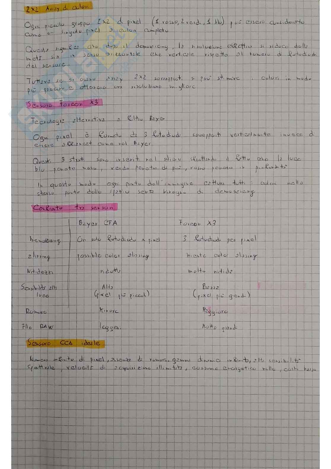 Sensori e acquisizione Pag. 2