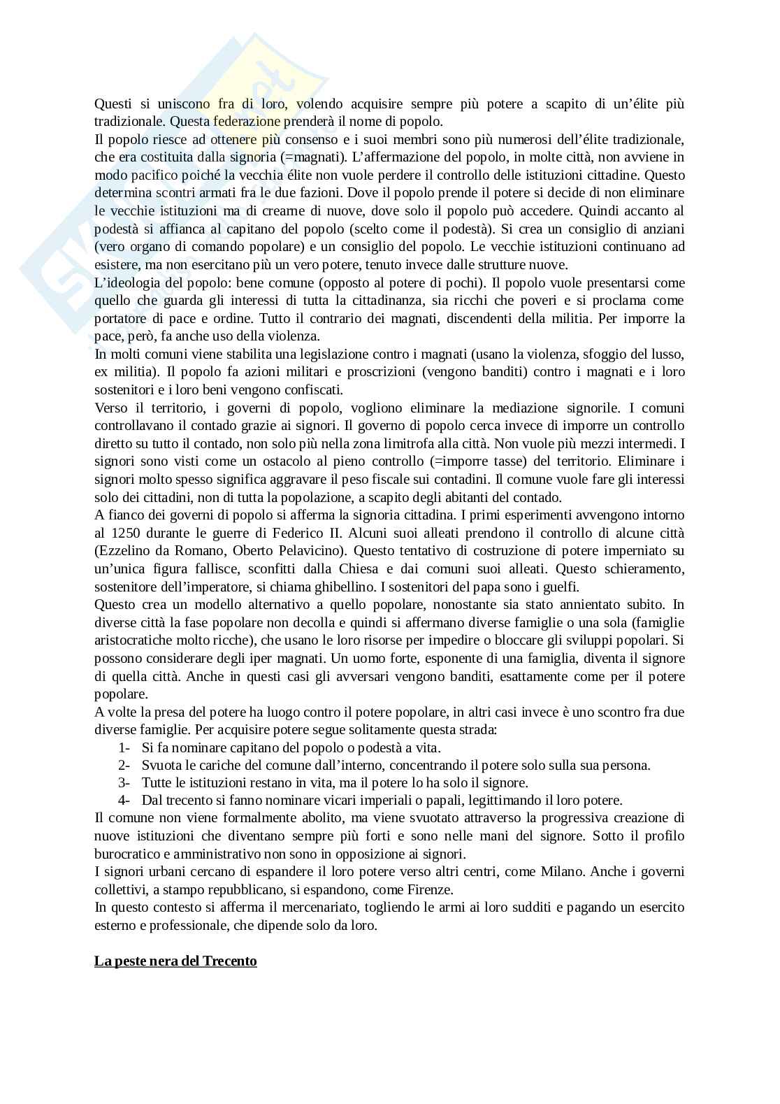 Riassunto esame Storia medievale, prof Fiore, libro consigliato Introduzione alla storia medievale, Albertoni, Lazzari, Collavini Pag. 46