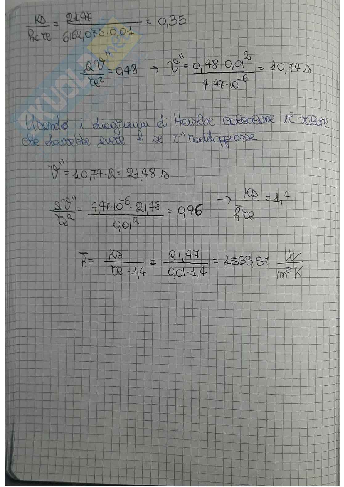 Esercizi svolti su conduzione, irraggiamento, convezione e meccanismi combinati Pag. 61