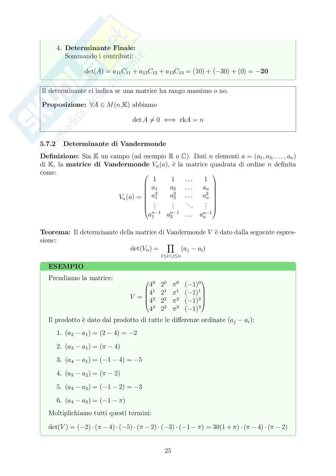 Appunti Algebra lineare Pag. 26