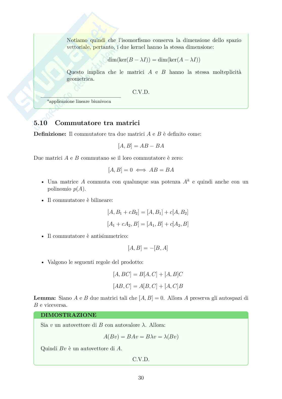 Appunti Algebra lineare Pag. 31