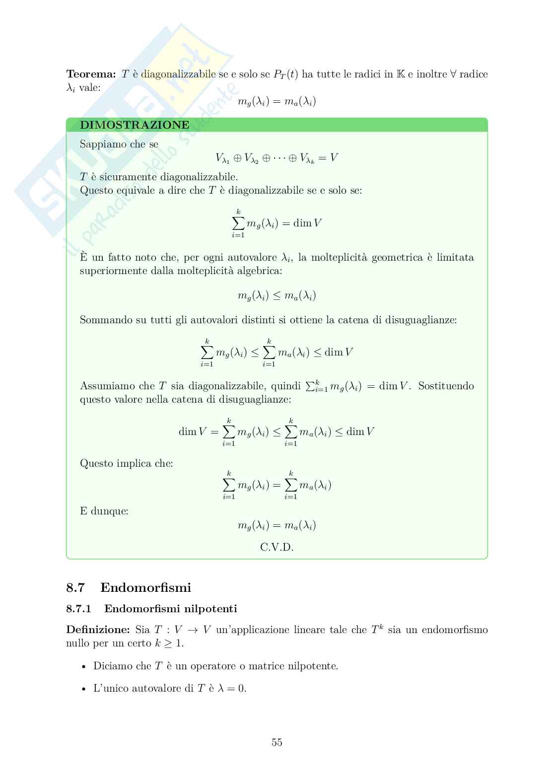 Appunti Algebra lineare Pag. 56