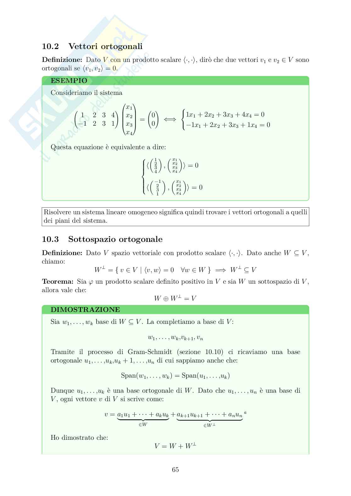 Appunti Algebra lineare Pag. 66