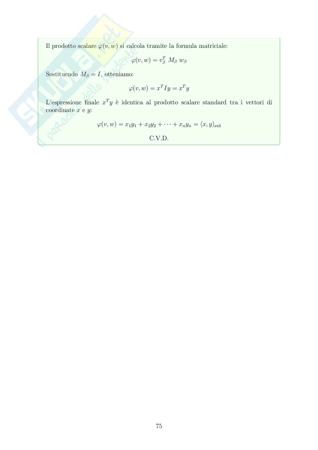 Appunti Algebra lineare Pag. 76