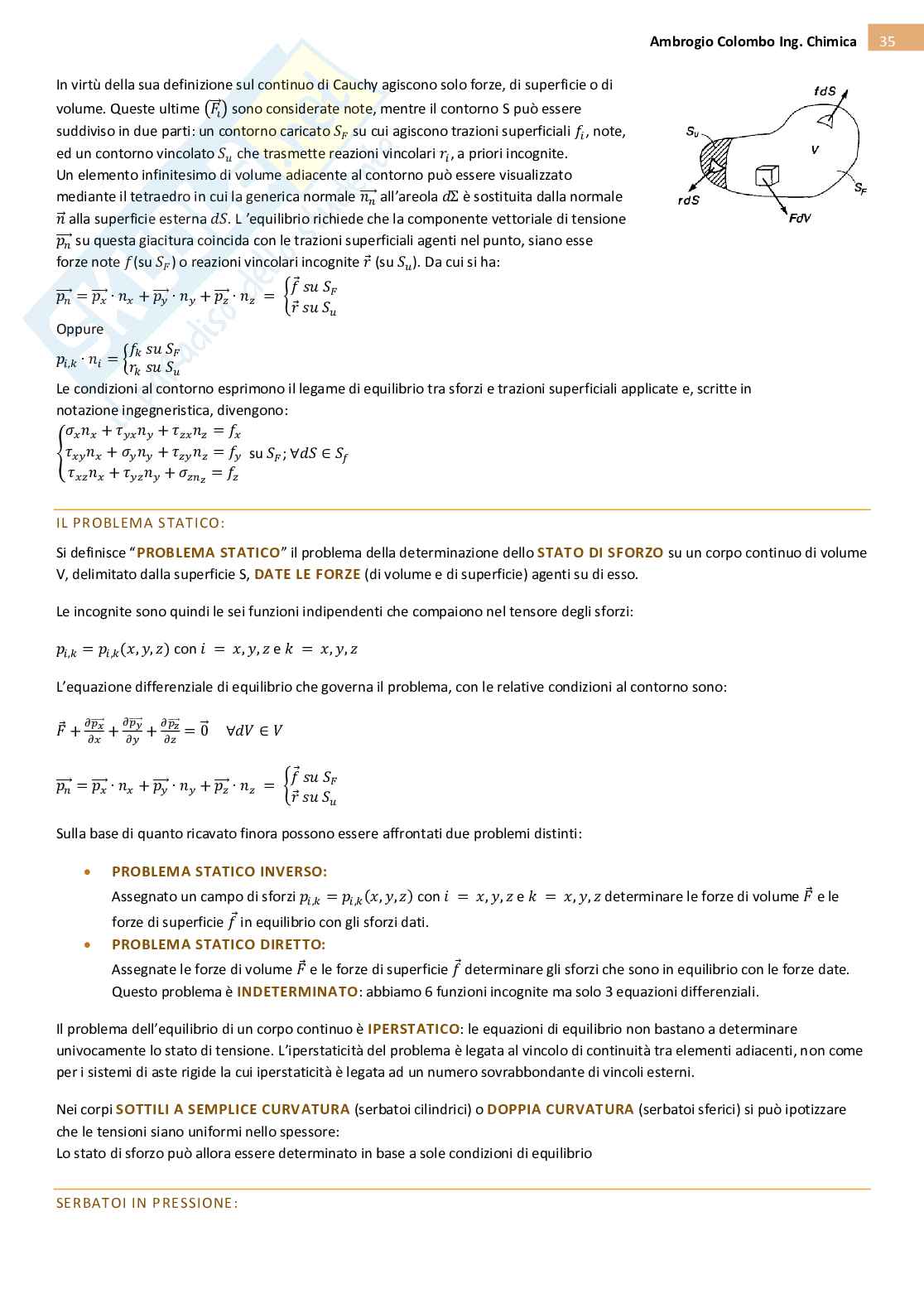 Teoria di Statica e scienze delle costruzioni Pag. 36