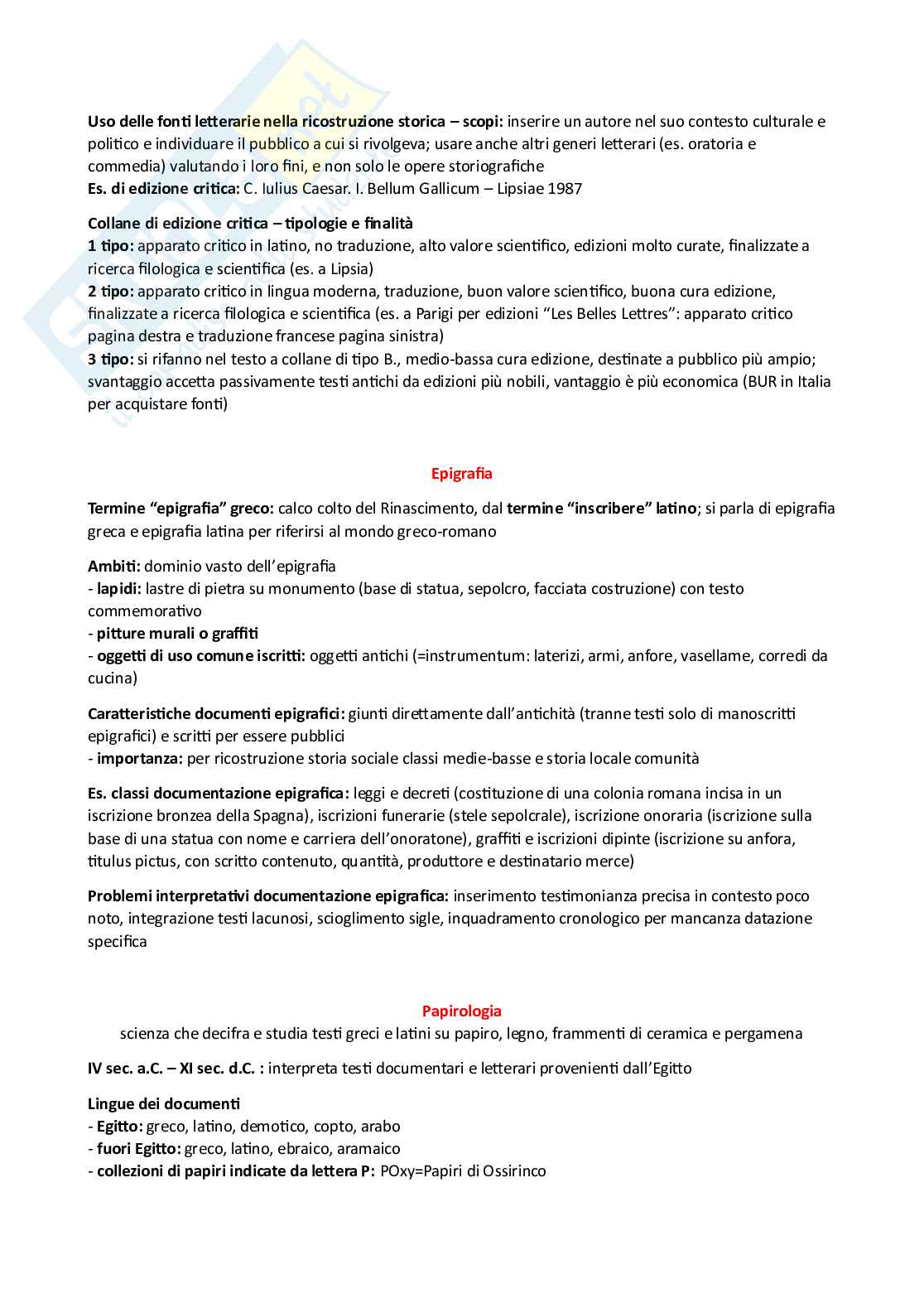 Fondamenti di storia antica (B024380) - Kit completo, appunti, schemi e quiz con Soluzioni | SFP Notes Vol. 09 Pag. 6