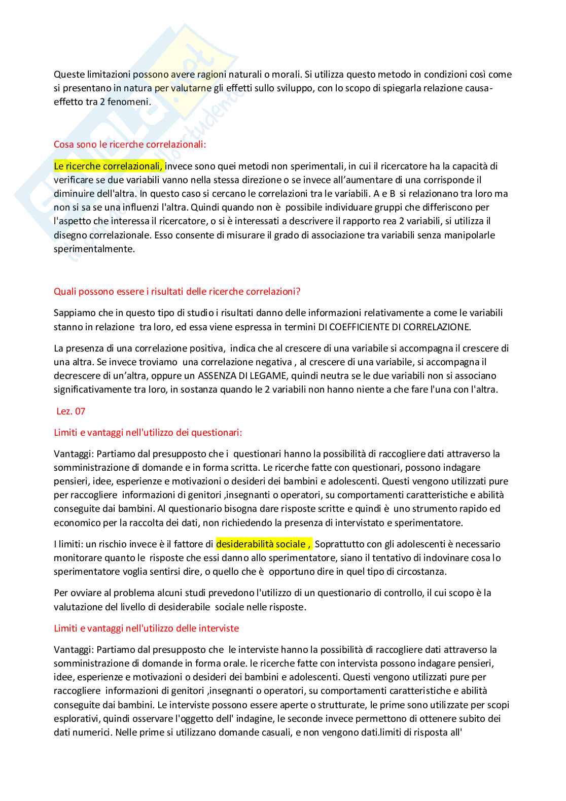 Paniere Psicologia dello sviluppo e psicologia dell'educazione - Risposte aperte (2026) Pag. 16