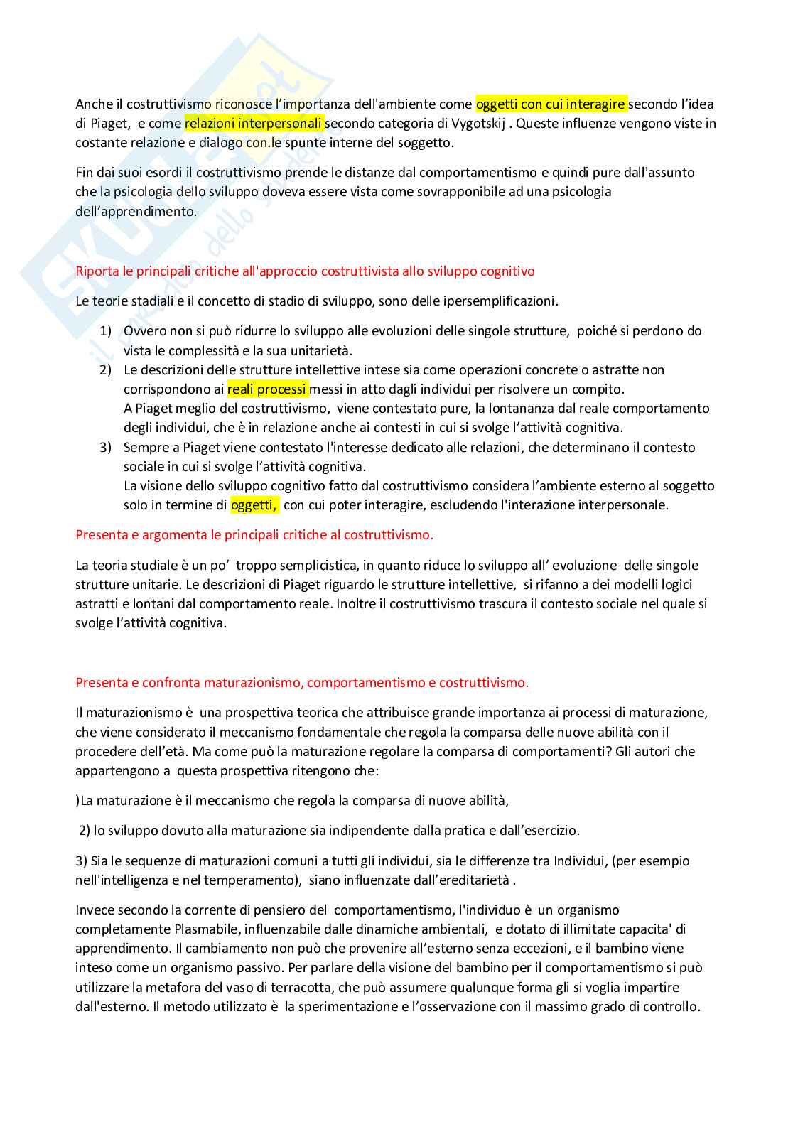 Paniere Psicologia dello sviluppo e psicologia dell'educazione - Risposte aperte (2026) Pag. 31
