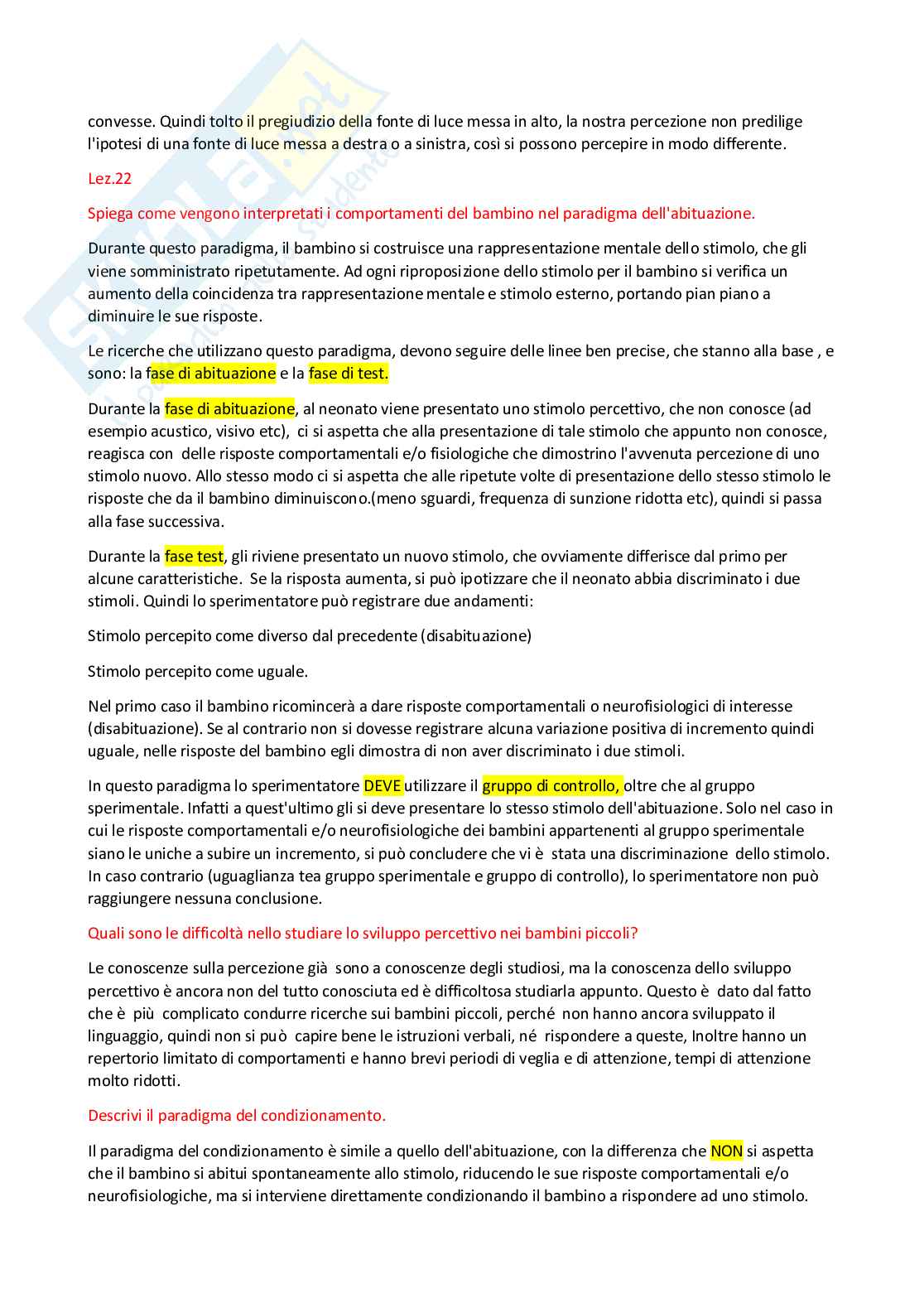 Paniere Psicologia dello sviluppo e psicologia dell'educazione - Risposte aperte (2026) Pag. 41