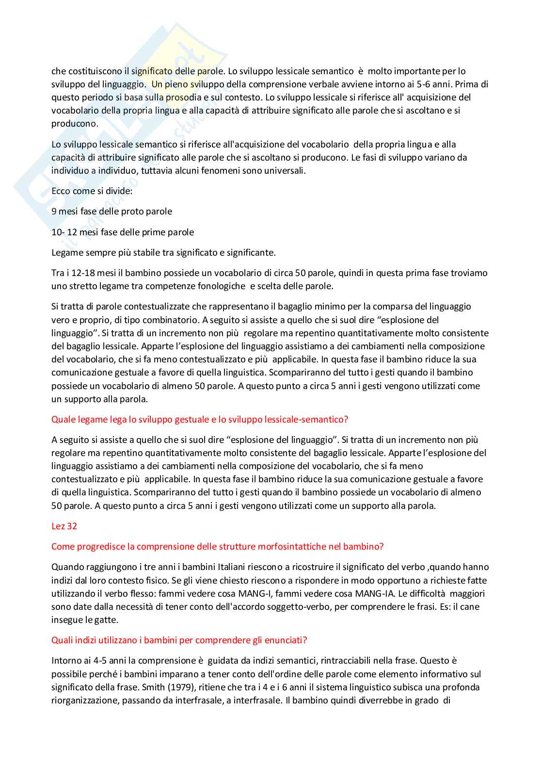 Paniere Psicologia dello sviluppo e psicologia dell'educazione - Risposte aperte (2026) Pag. 61