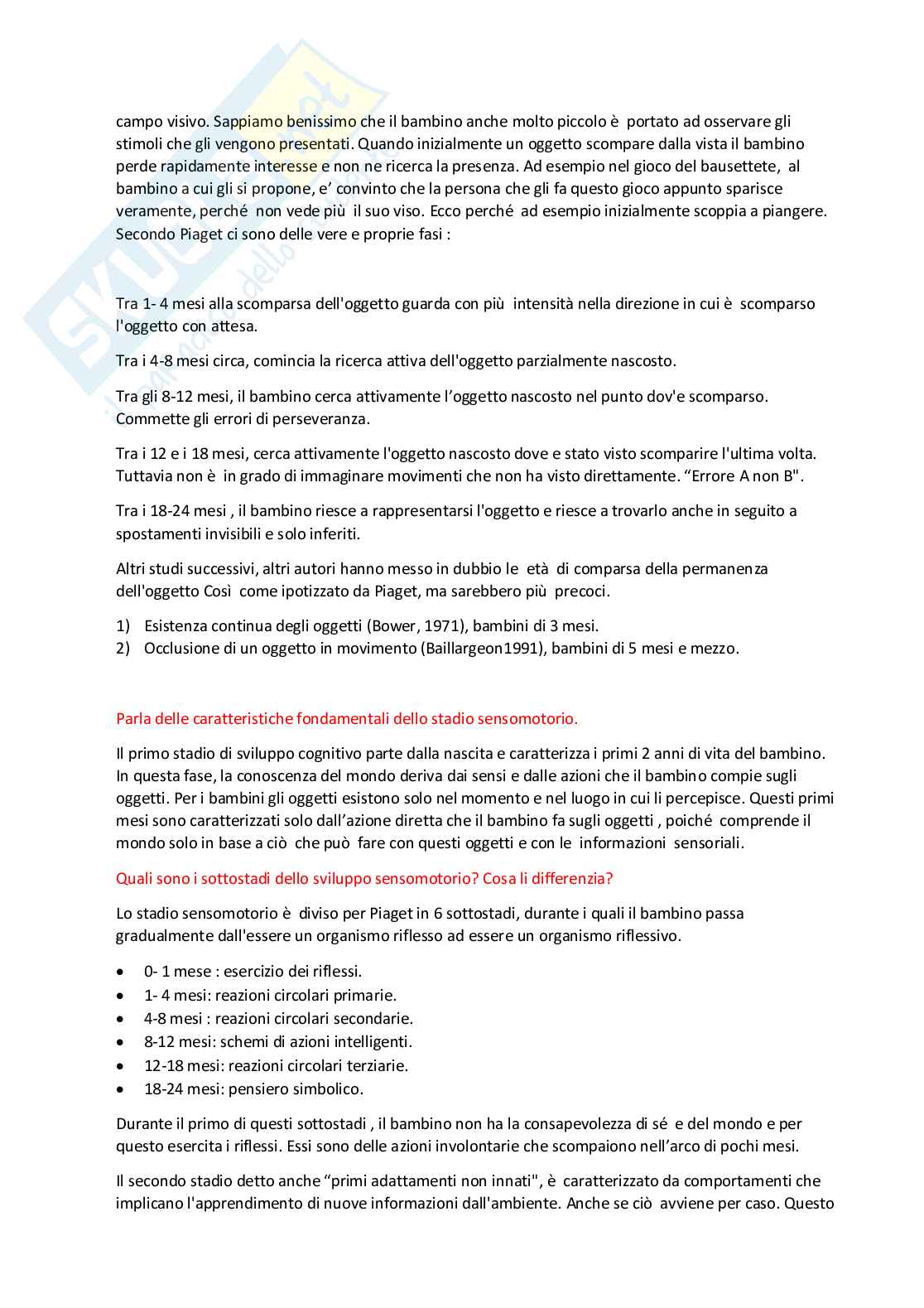 Paniere Psicologia dello sviluppo e psicologia dell'educazione - Risposte aperte (2026) Pag. 71