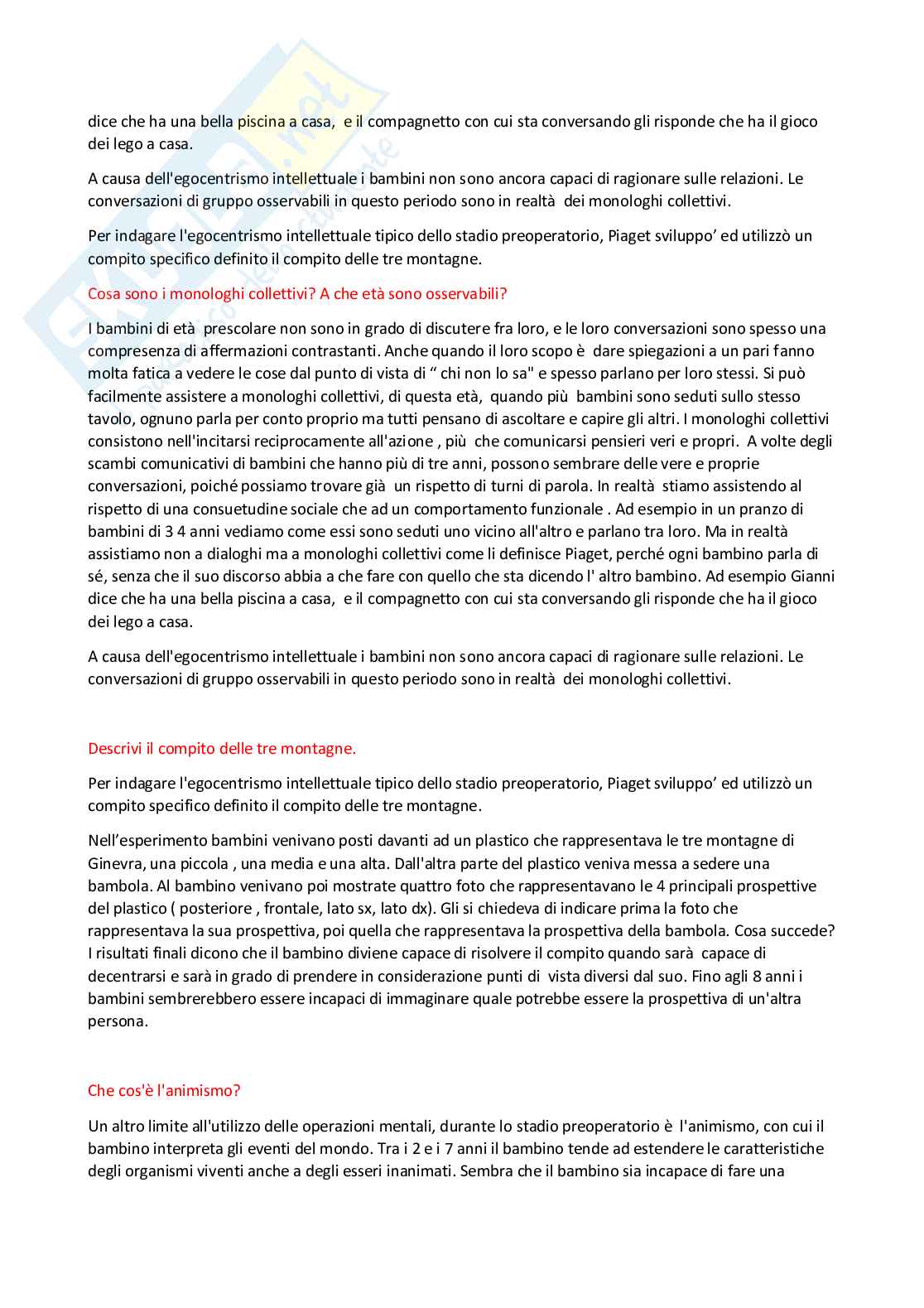 Paniere Psicologia dello sviluppo e psicologia dell'educazione - Risposte aperte (2026) Pag. 76