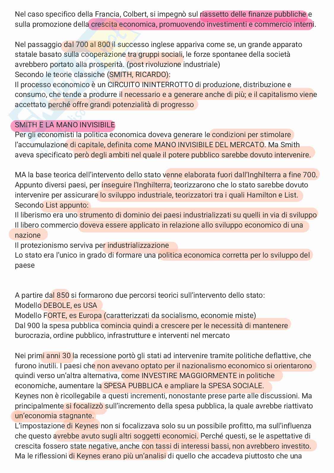 Storia economica - secondo parziale  Pag. 11