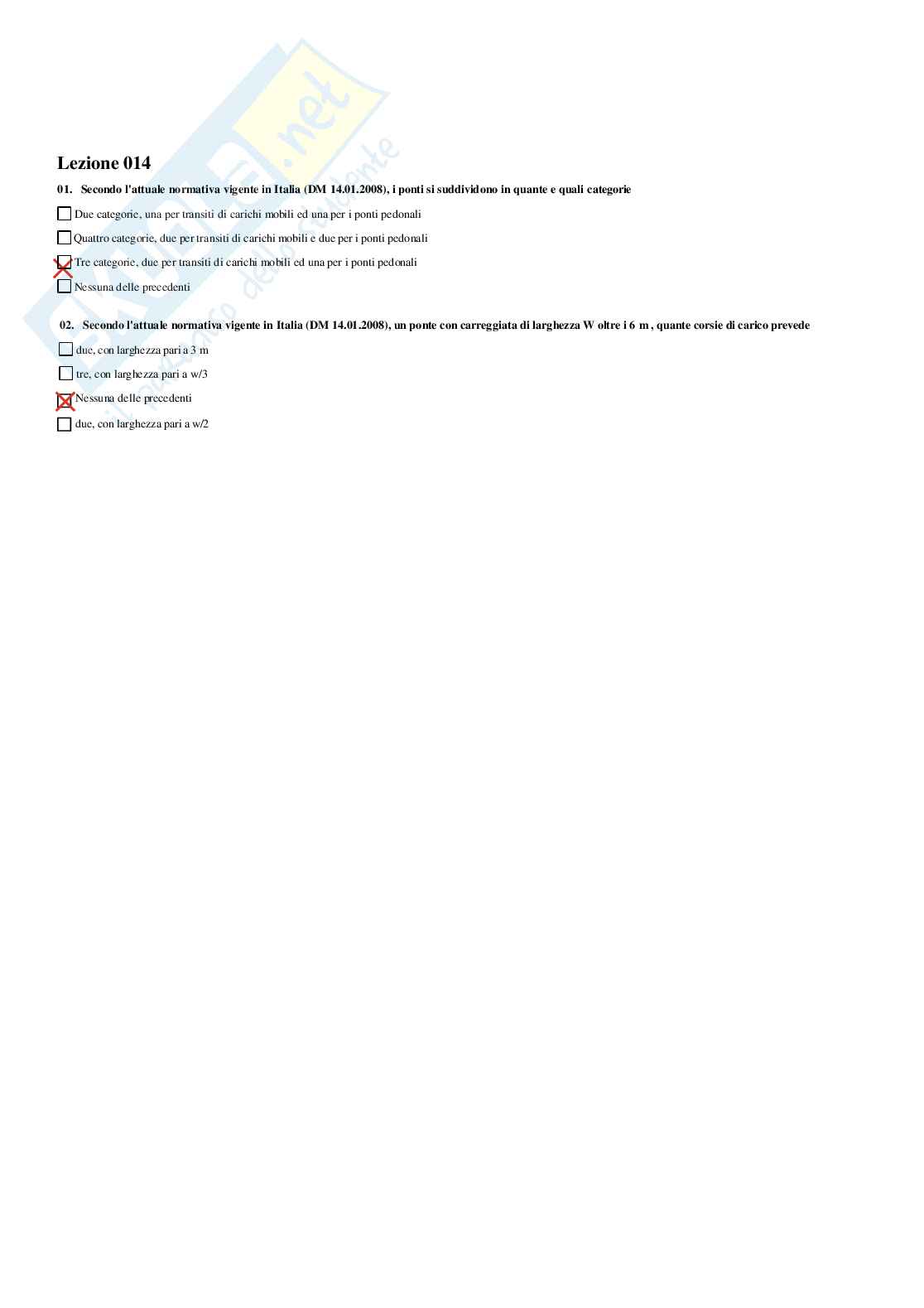 Teoria e progettazione dei ponti - Paniere compilato Pag. 11
