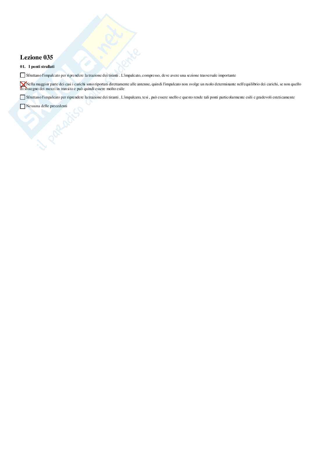 Teoria e progettazione dei ponti - Paniere compilato Pag. 31