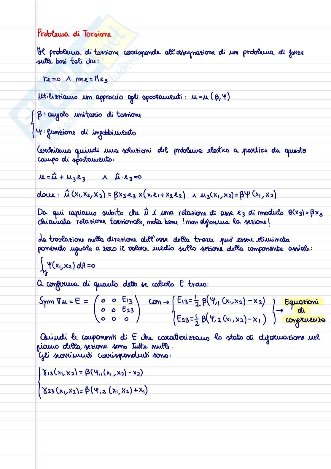 Appunti orale Meccanica dei solidi Pag. 1