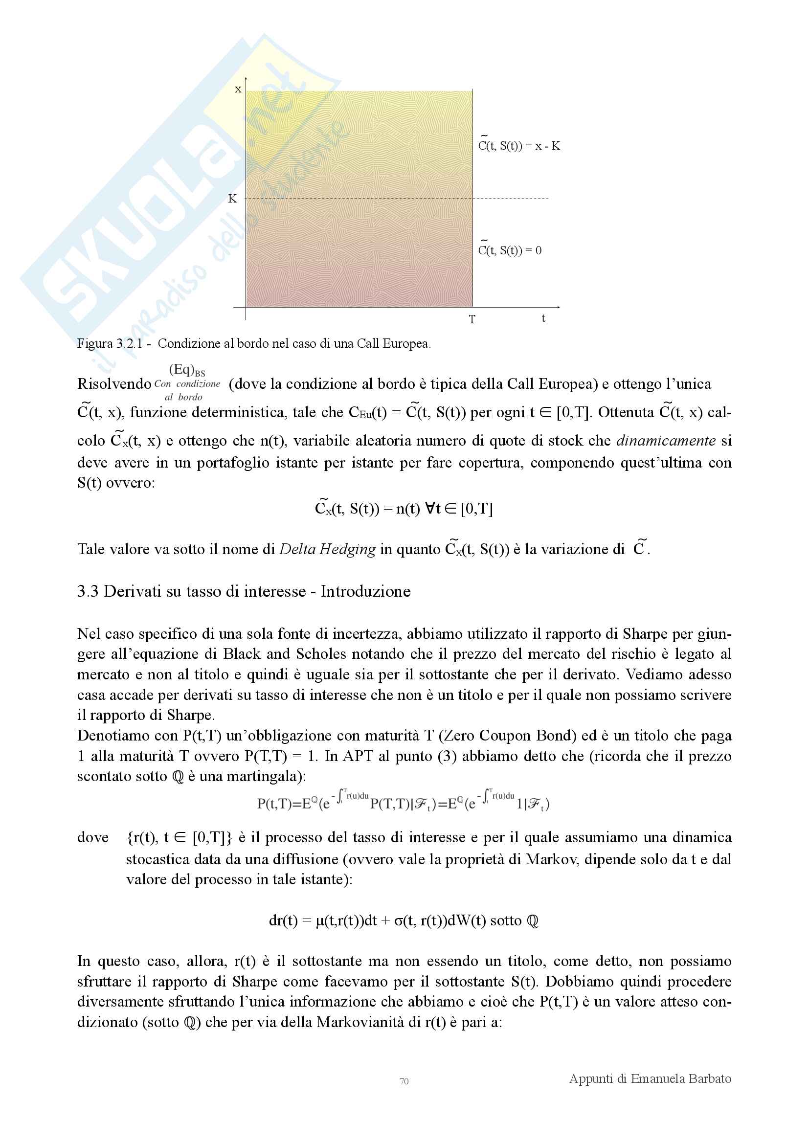 Appunti di Finanza matematica Pag. 71