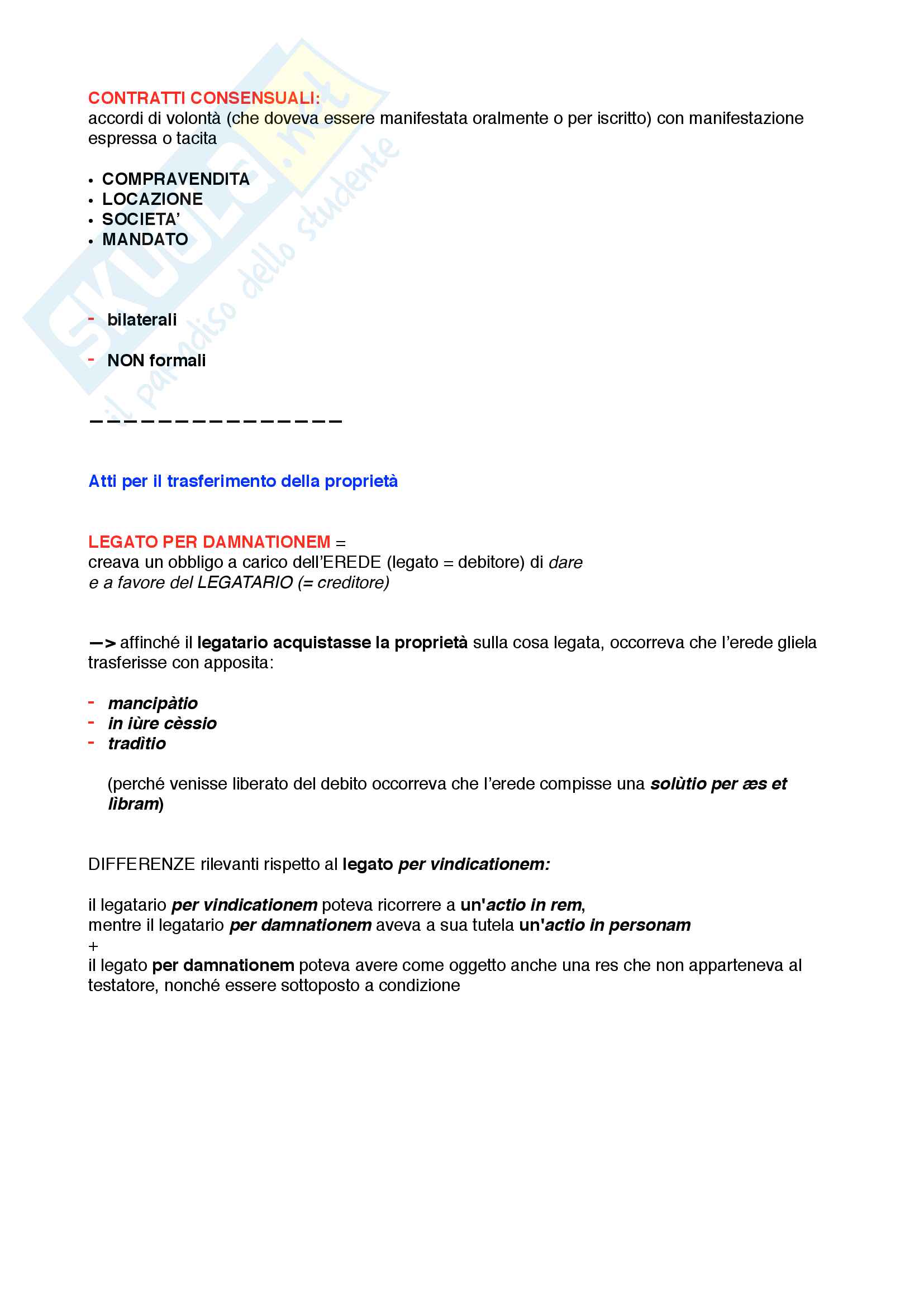 Negozi con effetti reali o obbligatori Pag. 6