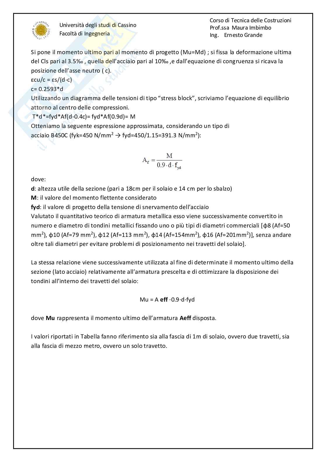 Solaio- taglio Modello completo Pag. 11