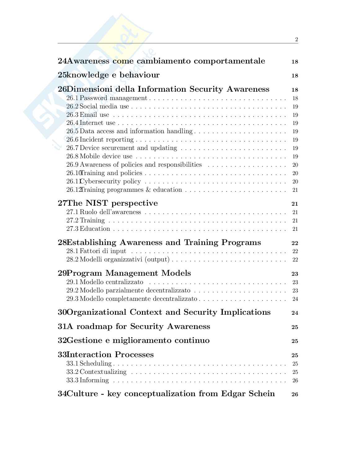 Appunti di Organizational science - parte 1  Pag. 2