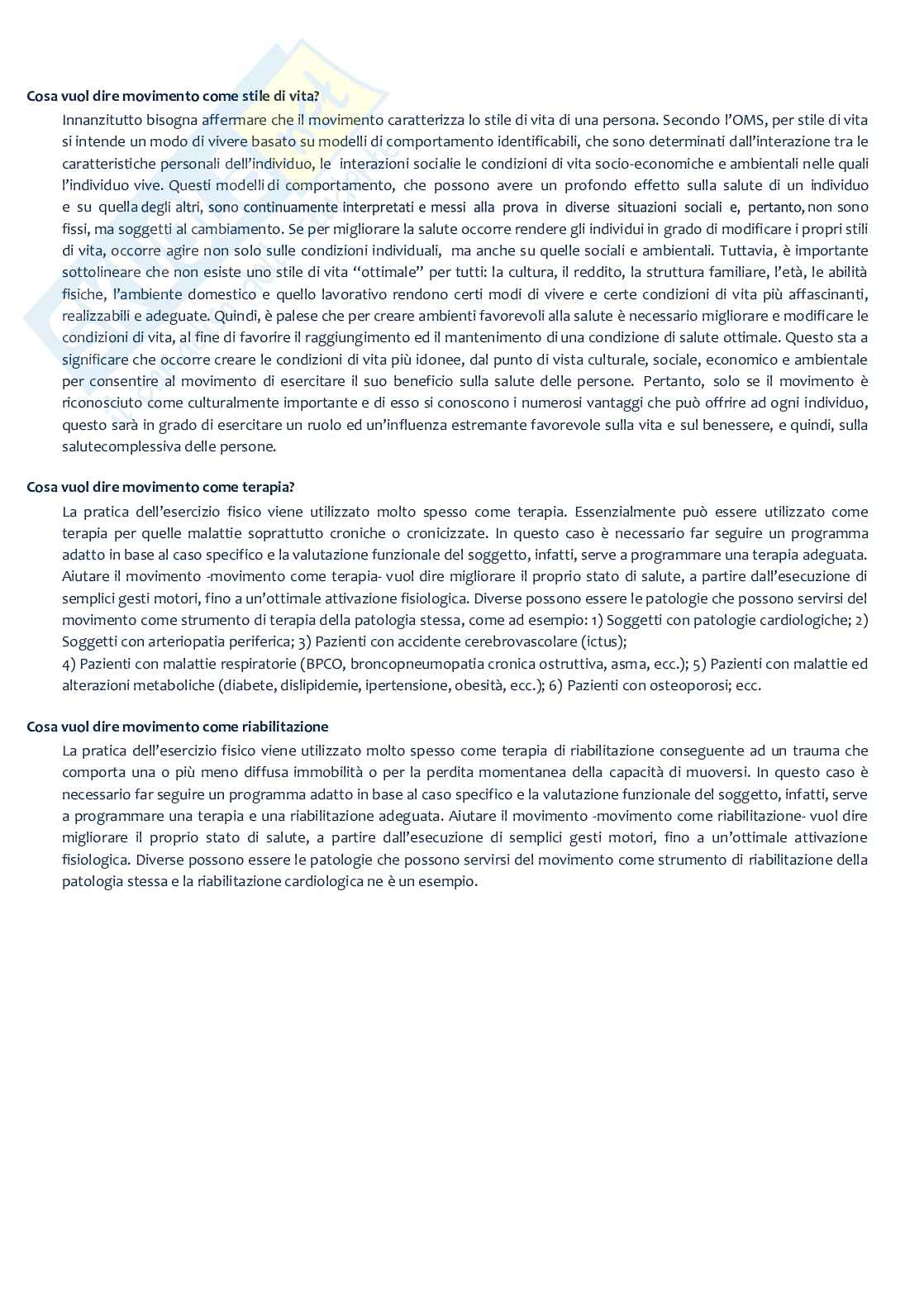 Medicina dello sport Pag. 2