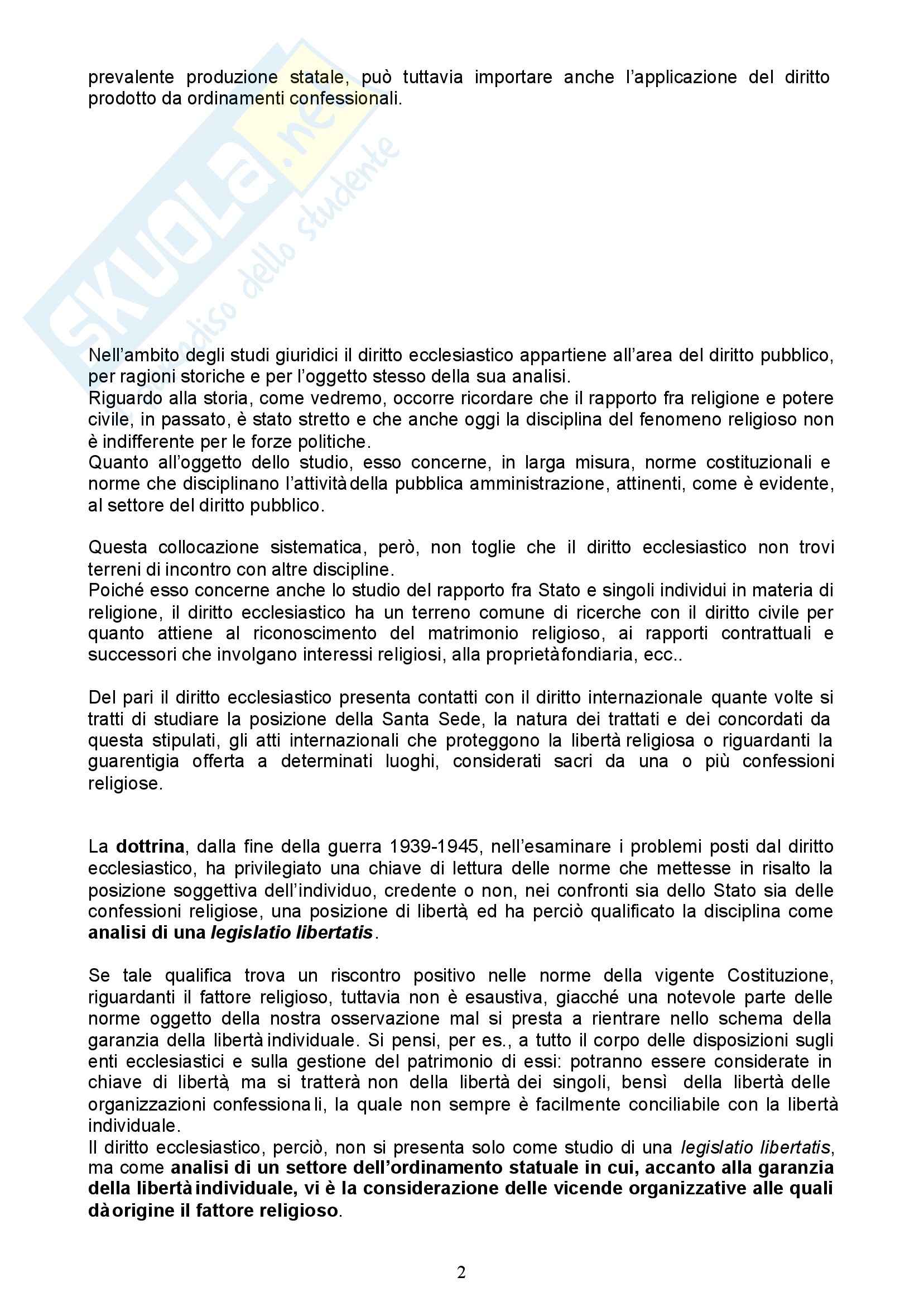 Diritto ecclesiastico - la scienza giuridica Pag. 2