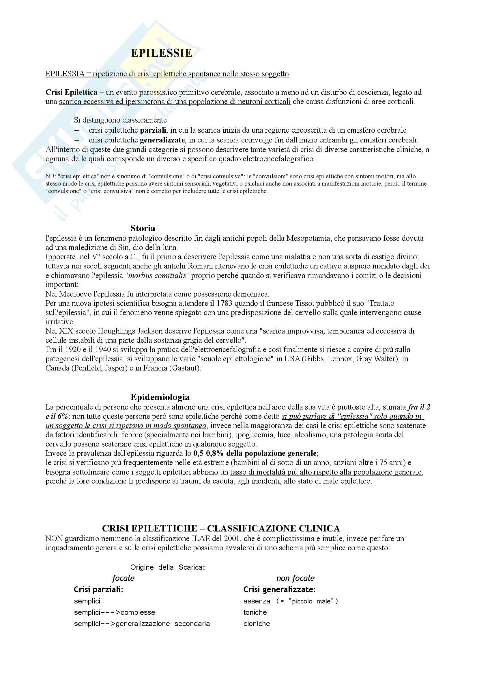 Le epilessie Pag. 1