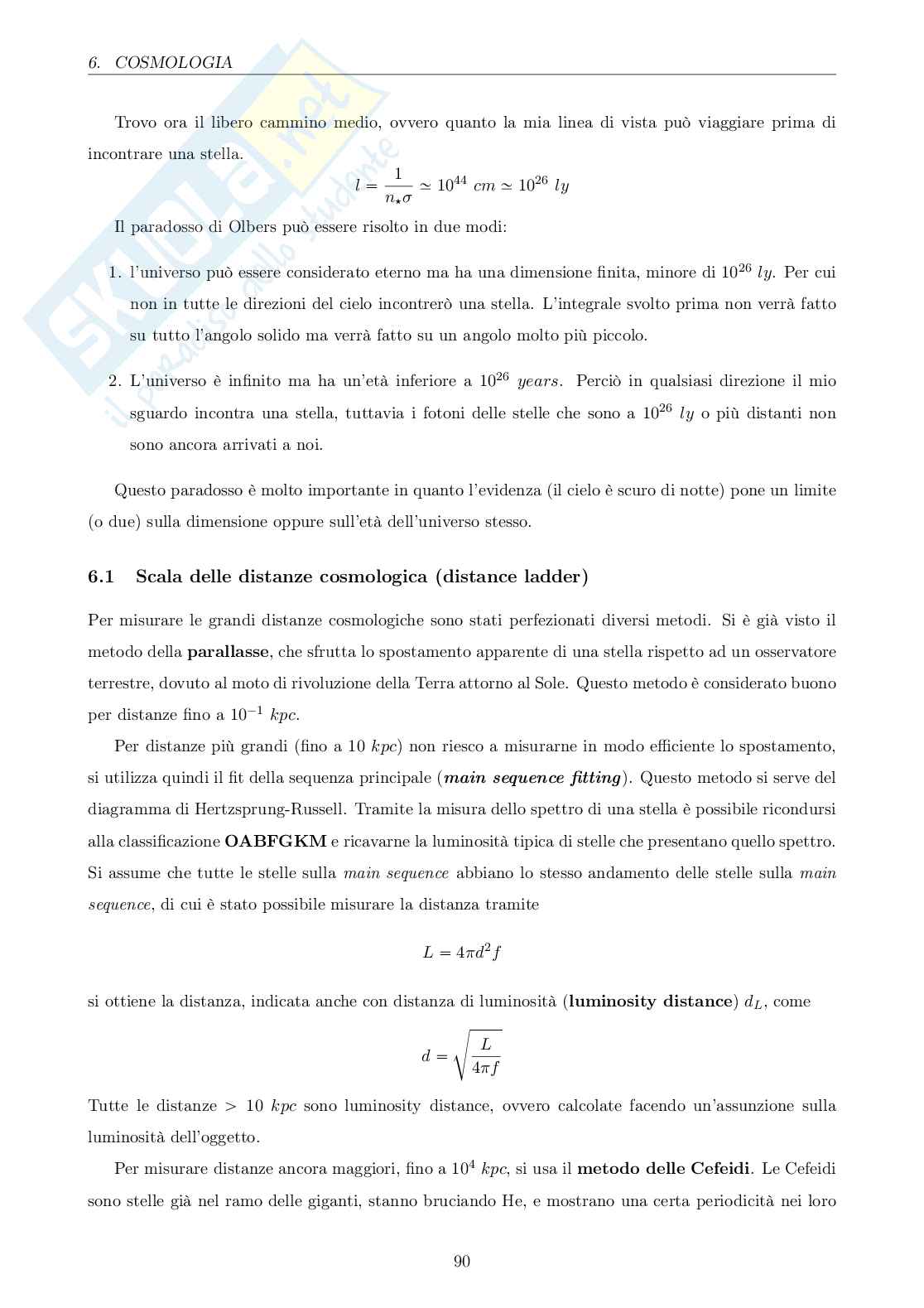 Appunti lezioni elementi di Astrofisica Pag. 91