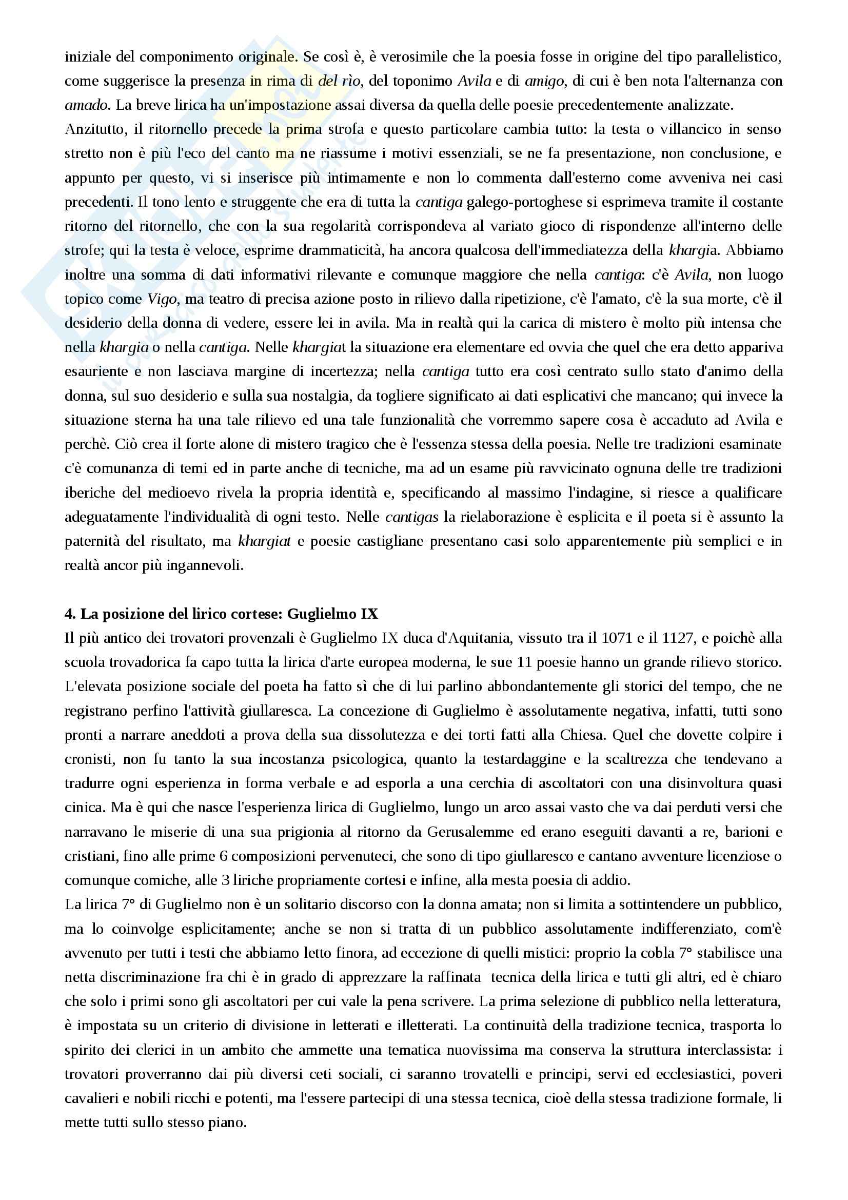 Riassunto esame Filologia romanza, prof. Luongo, libro consigliato Letterature romanze del Medioevo, Varvaro Pag. 21