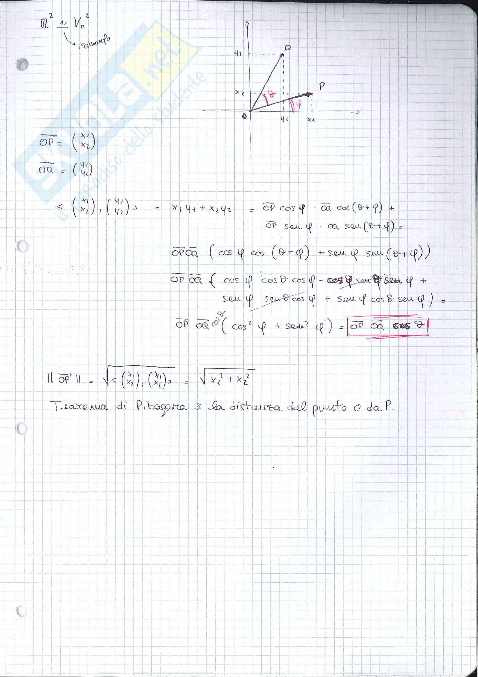 Geometria - seconda parte del programma Pag. 21