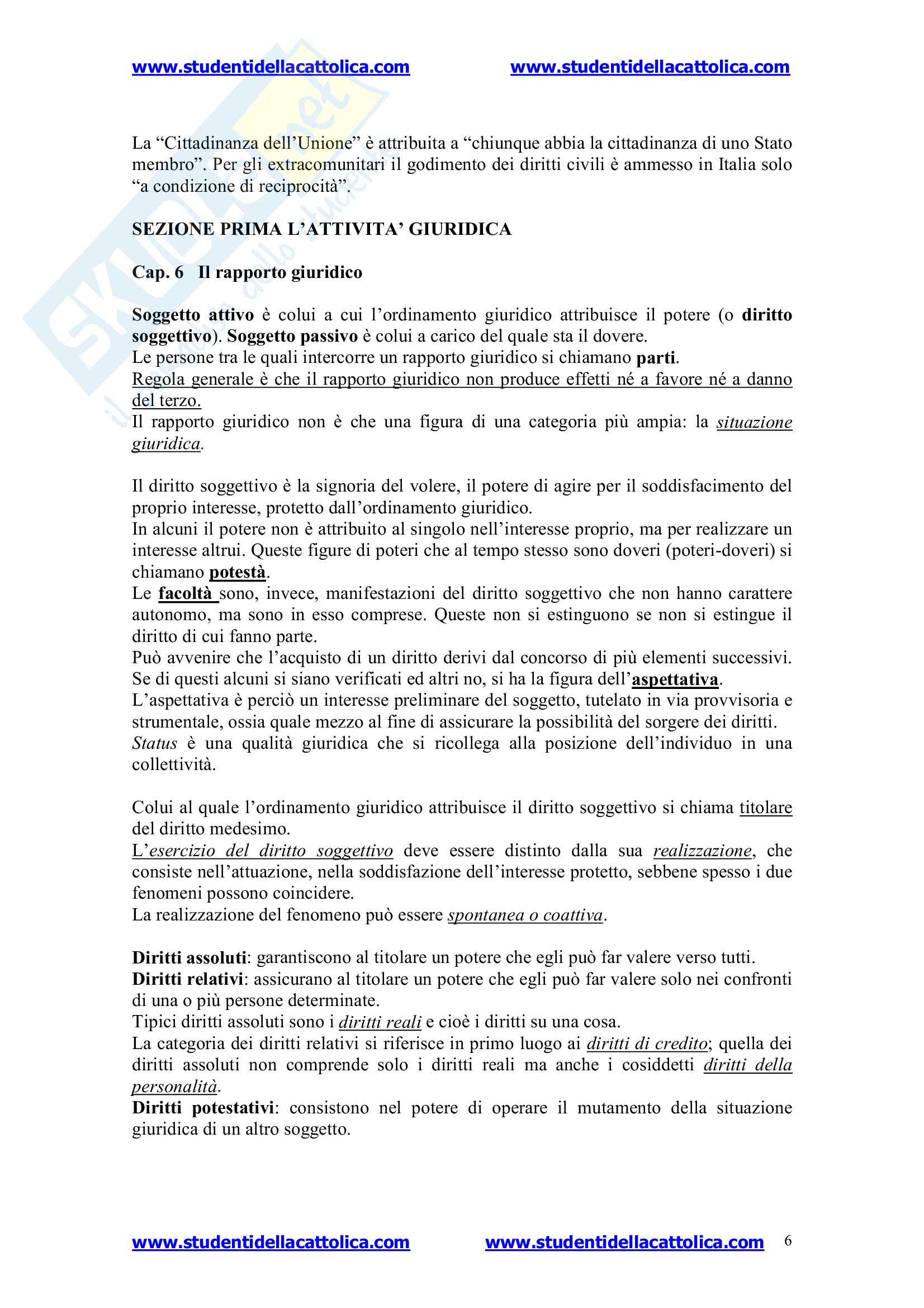 Diritto privato - Appunti Pag. 6